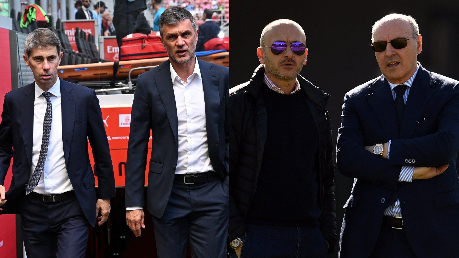 Milan Inter Maldini Massara Marotta Ausilio