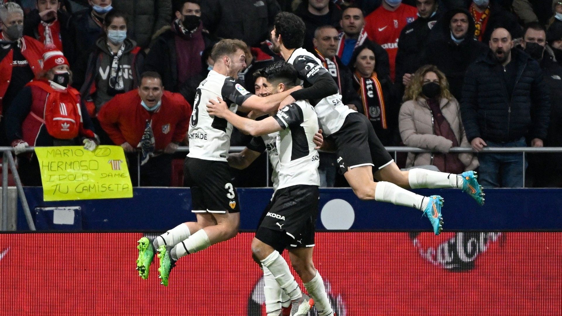 Hugo Duro Atletico Madrid vs Valencia La Liga 2021-22