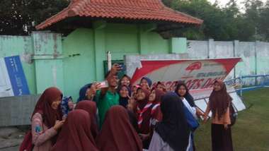 antusiasme fans timnas Indonesia U-16