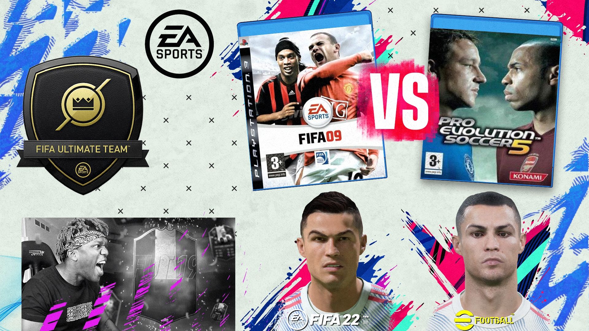 FIFA v PES / eFootball GFX