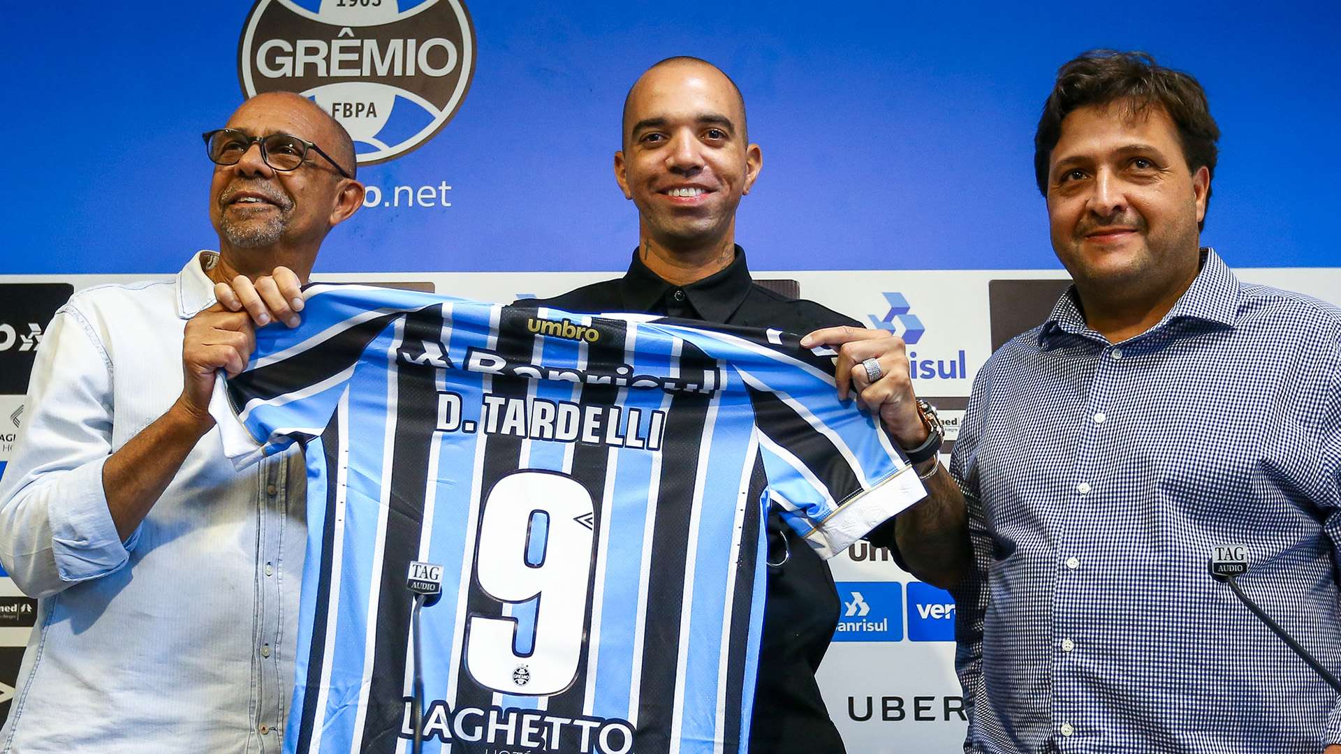Diego Tardelli apresentação Grêmio 13022019