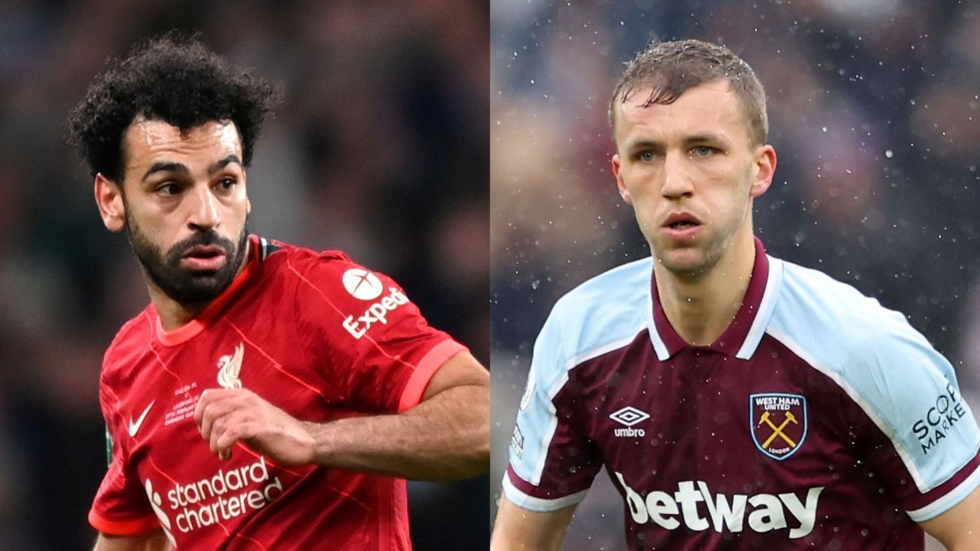 Mohamed Salah Liverpool Tomas Soucek West Ham