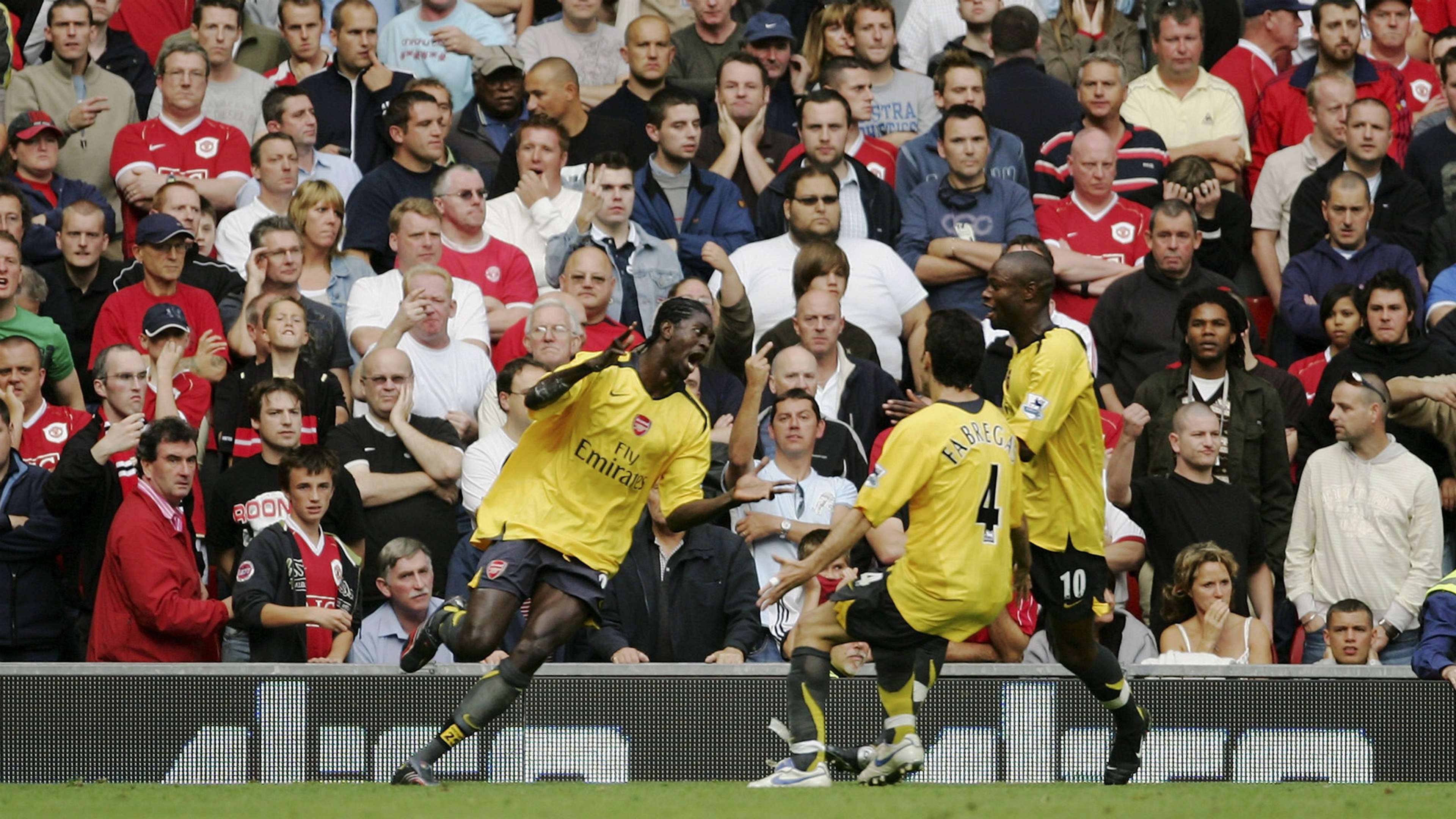 Emmanuel Adebayor Manchester United Arsenal Premier League 17092006