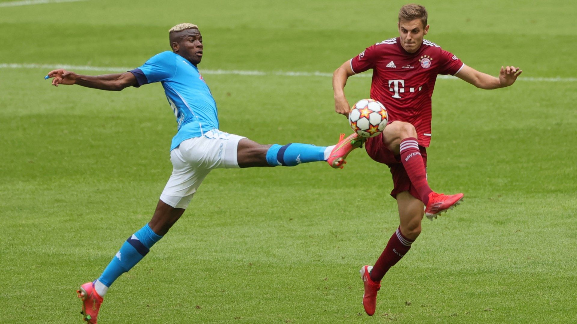 ONLY GERMANY Victor Osimhen Josip Stanisic Napoli FC Bayern 2021