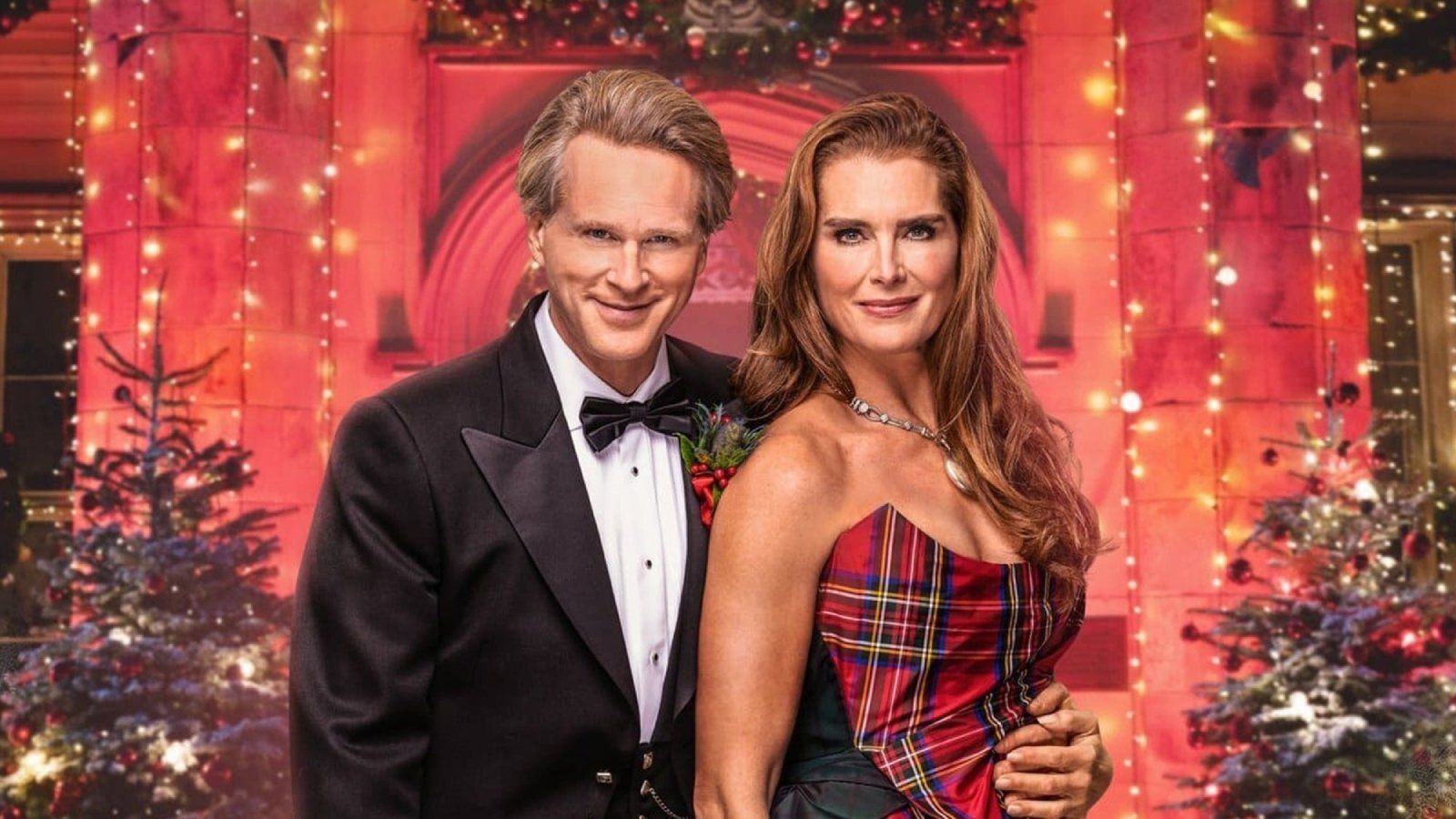 Cary Elwes and Brooke Shields, in A Castle for Christmas.