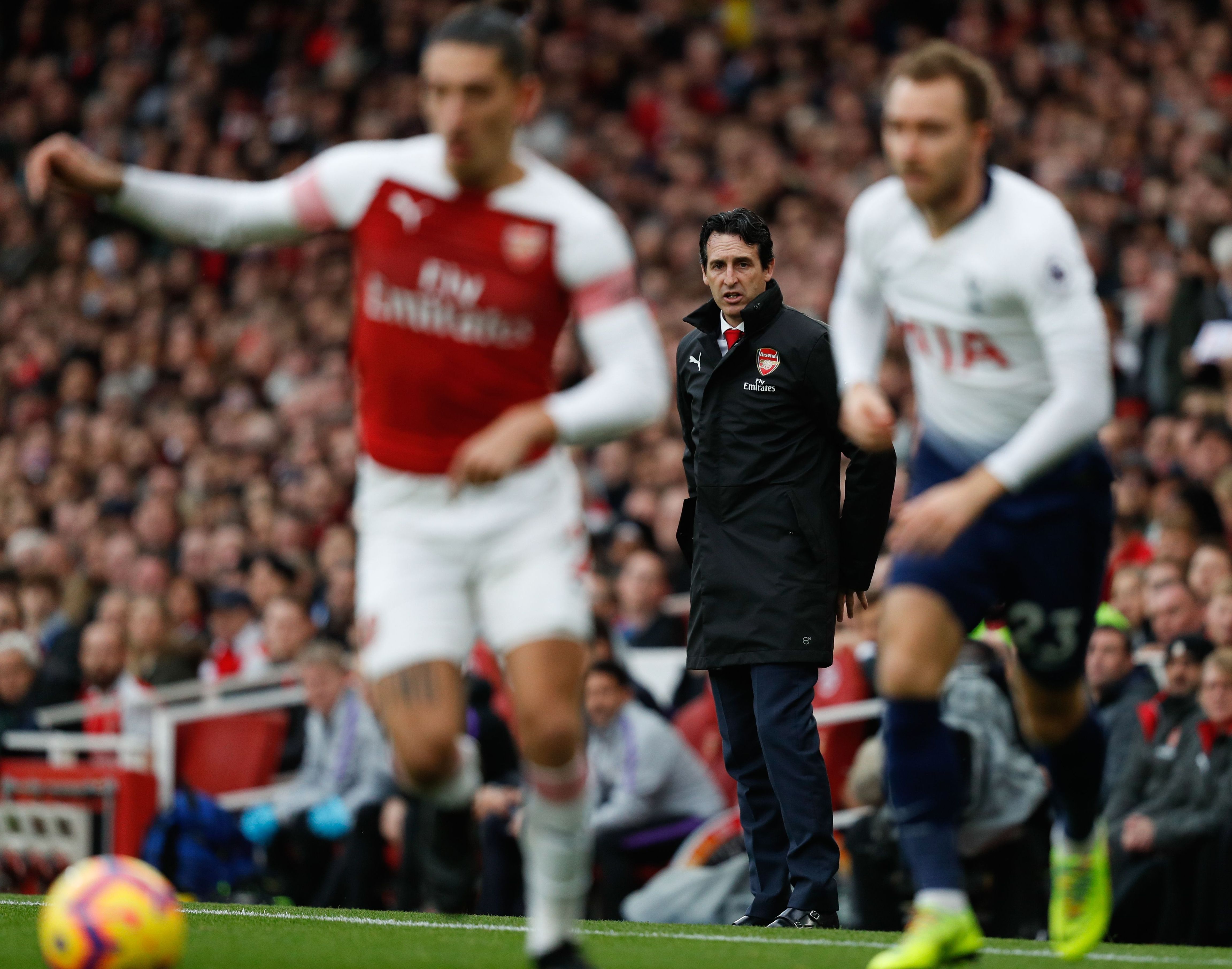 Unai Emery Arsenal Tottenham English Premier League 12/02/18