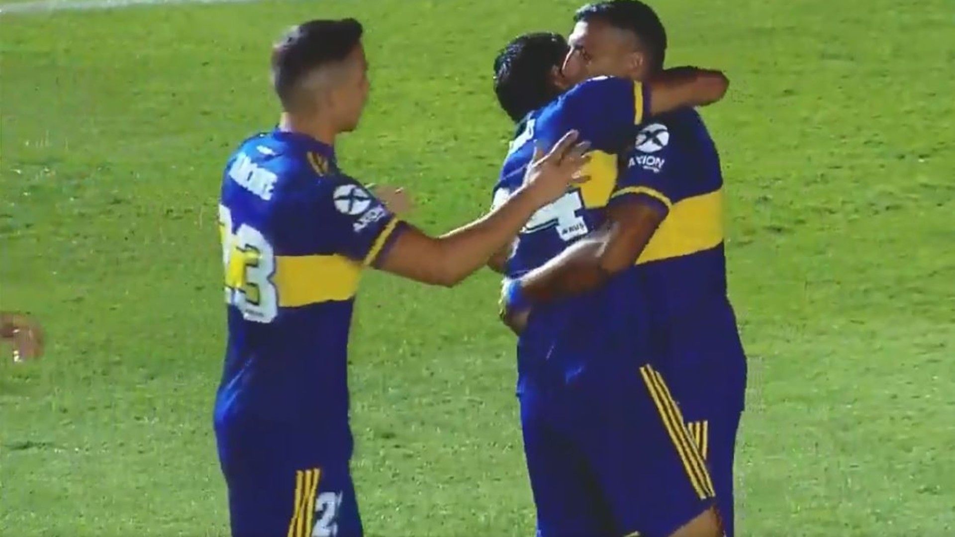 Wanchope Gol Boca Universitario Amistoso Captura TV