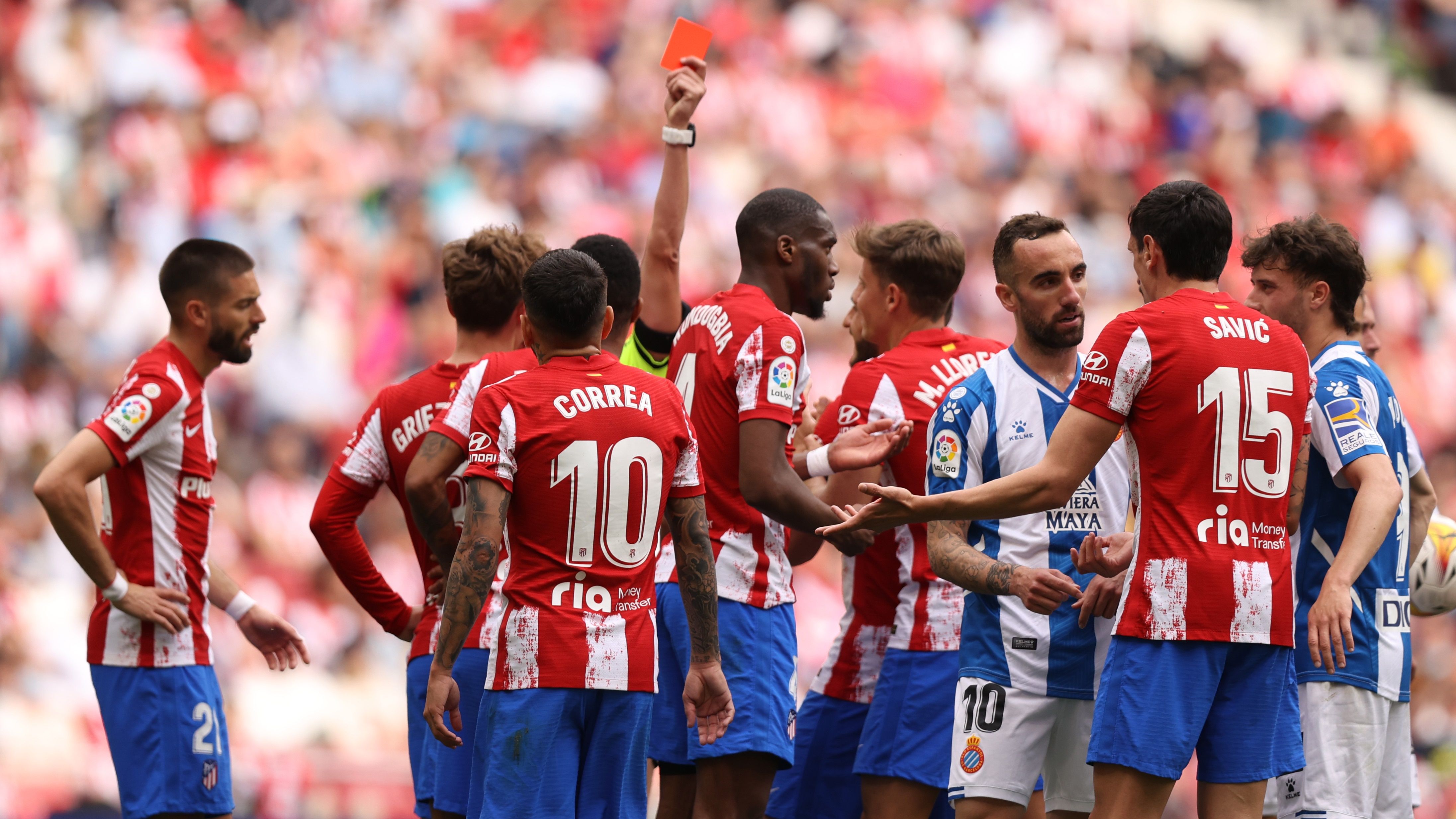 Geoffrey Kondogbia got sent off