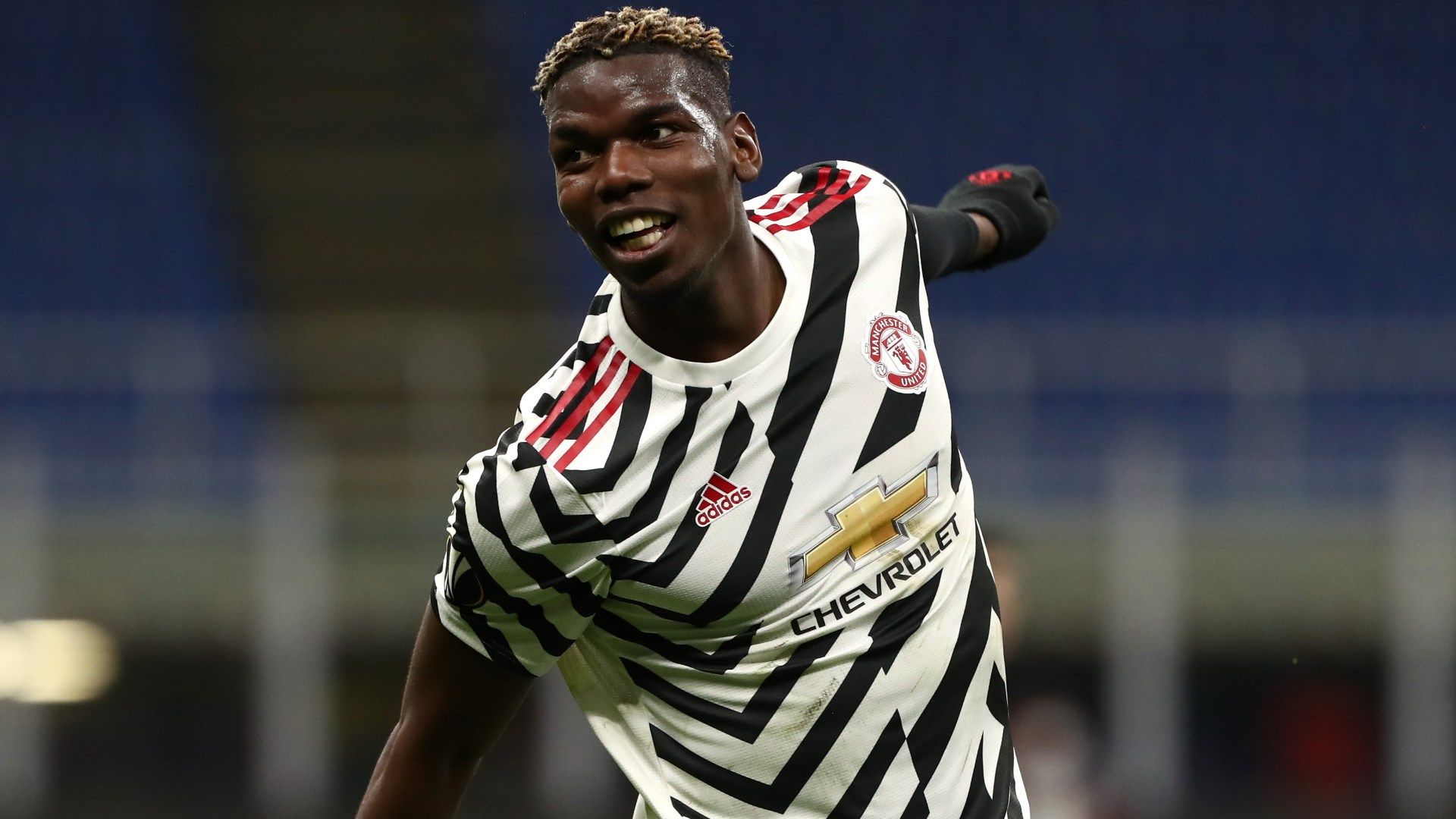 Paul Pogba Manchester United AC Milan Europa League 2021