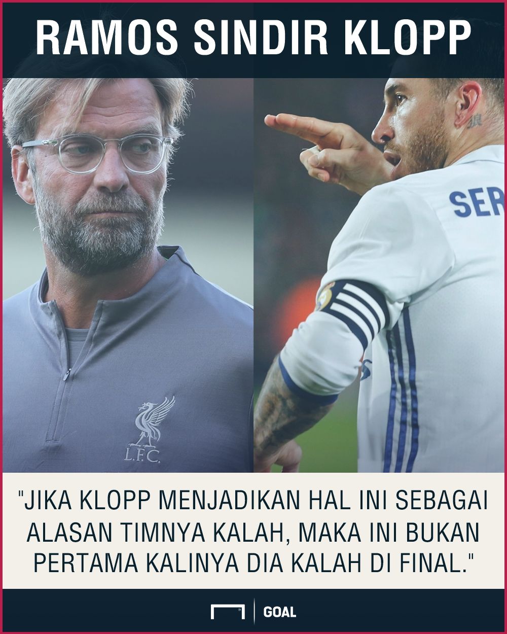 GFXID Ramos Sindir Klopp Soal Salah