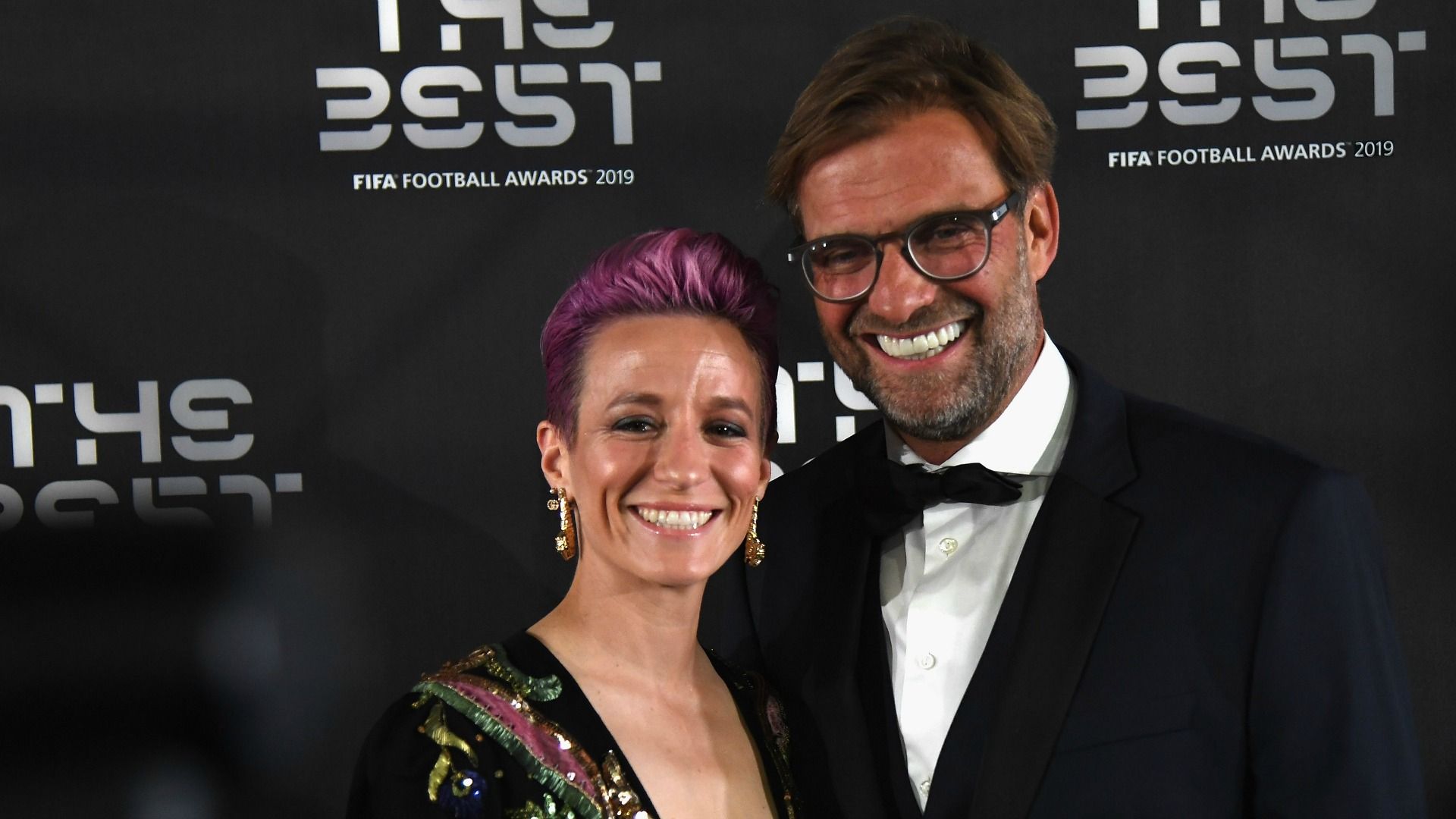Megan Rapinoe y Jurgen Klopp