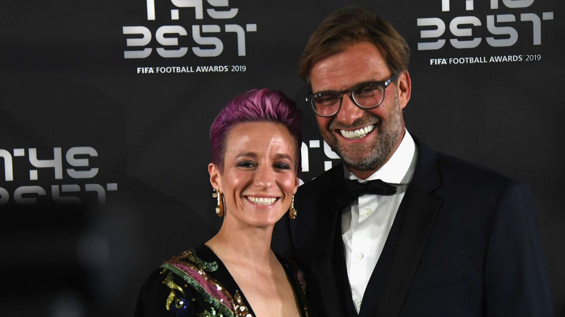 Megan Rapinoe y Jurgen Klopp