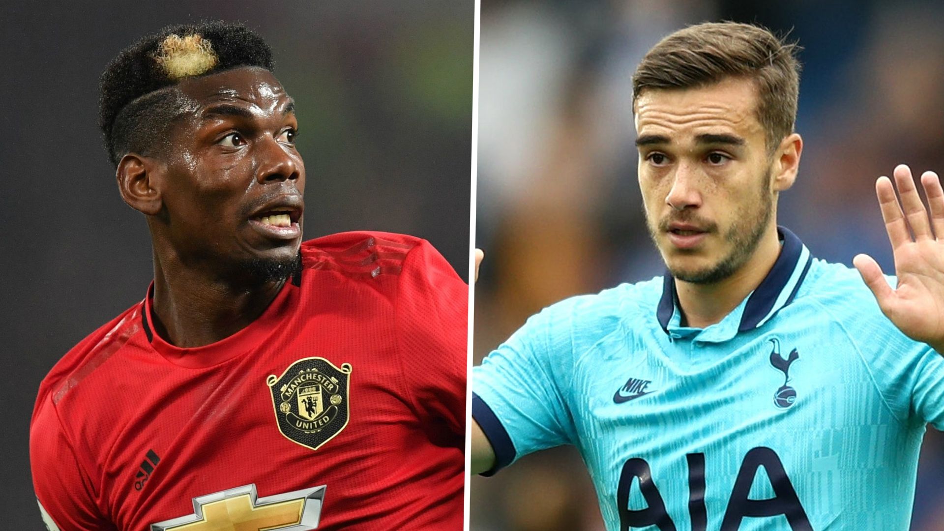 Paul Pogba Harry Winks Manchester United Tottenham 2019-20