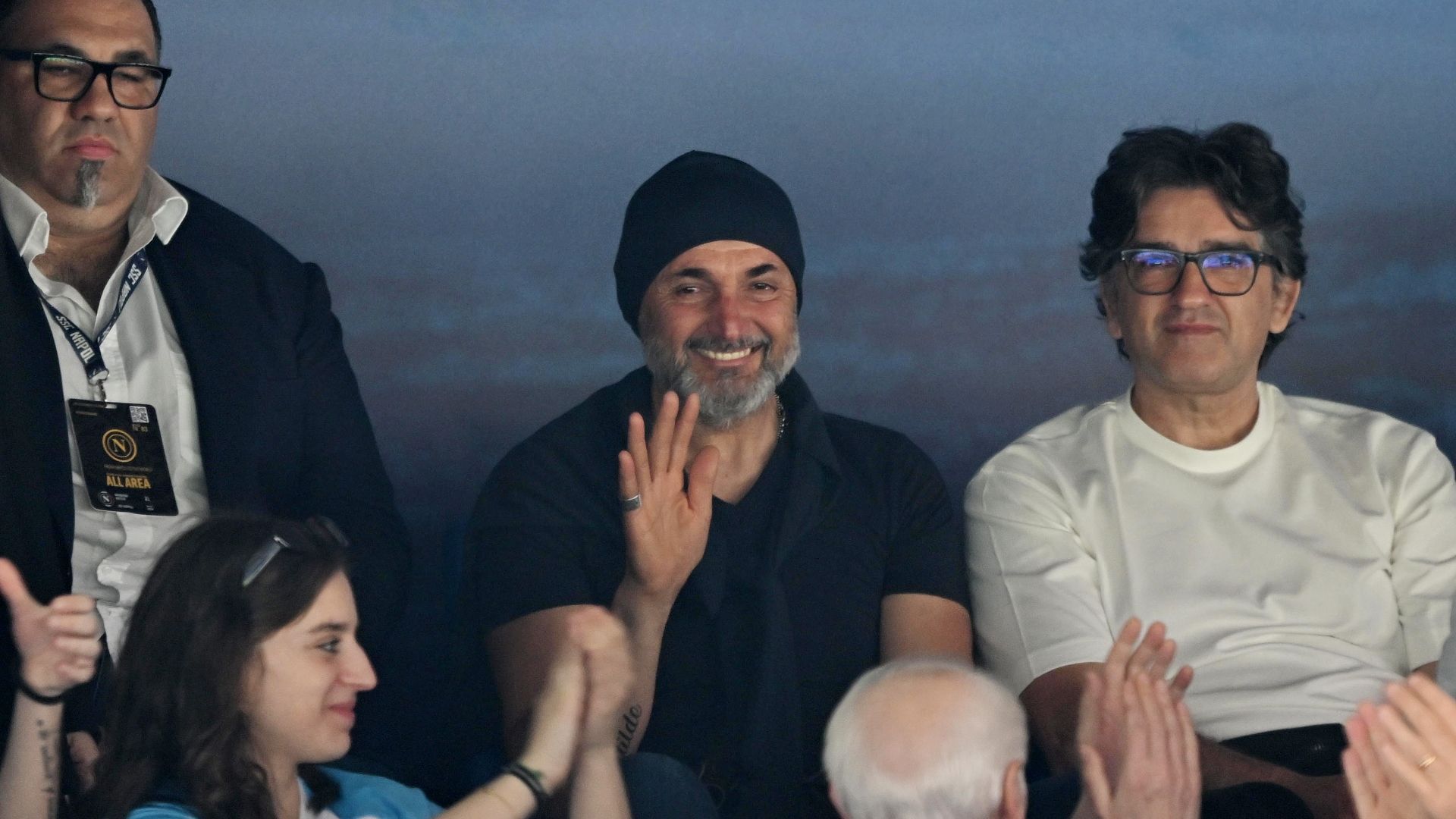 Spalletti Maradona tribuna