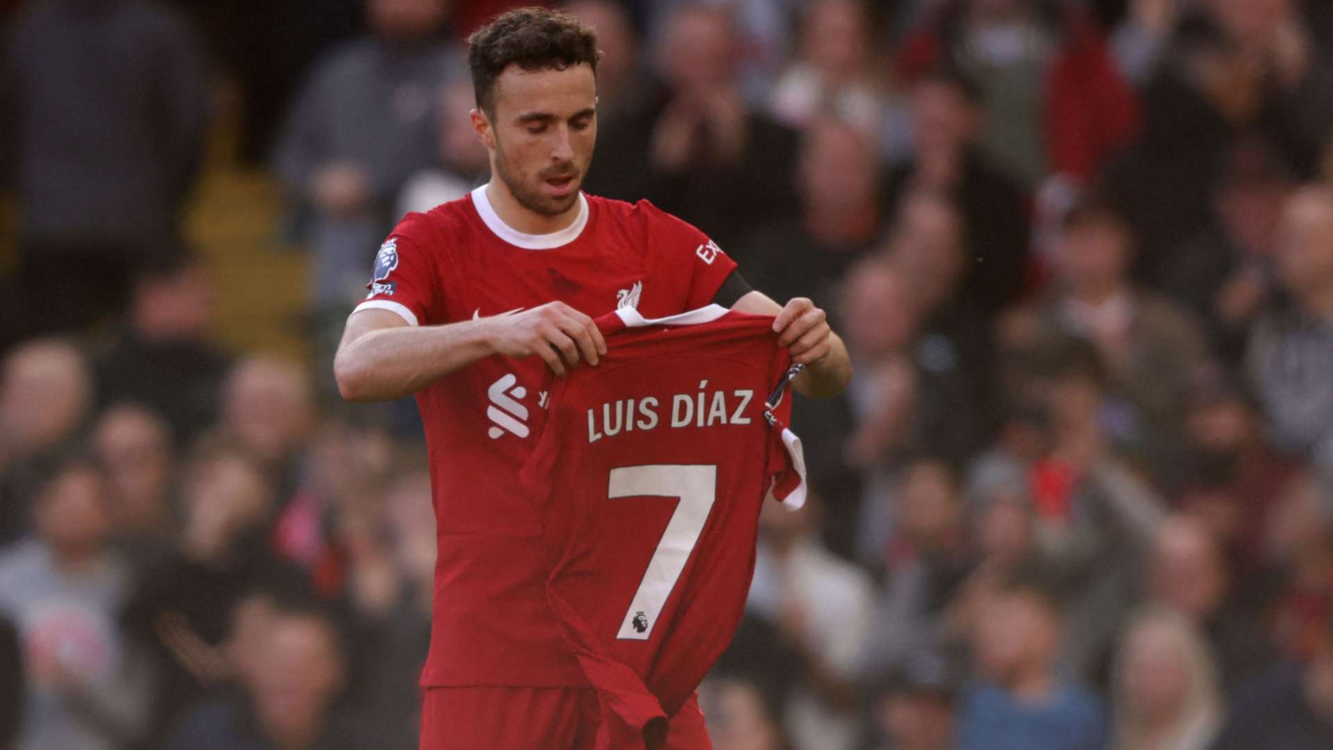 Diogo Jota Luis Diaz shirt Liverpool