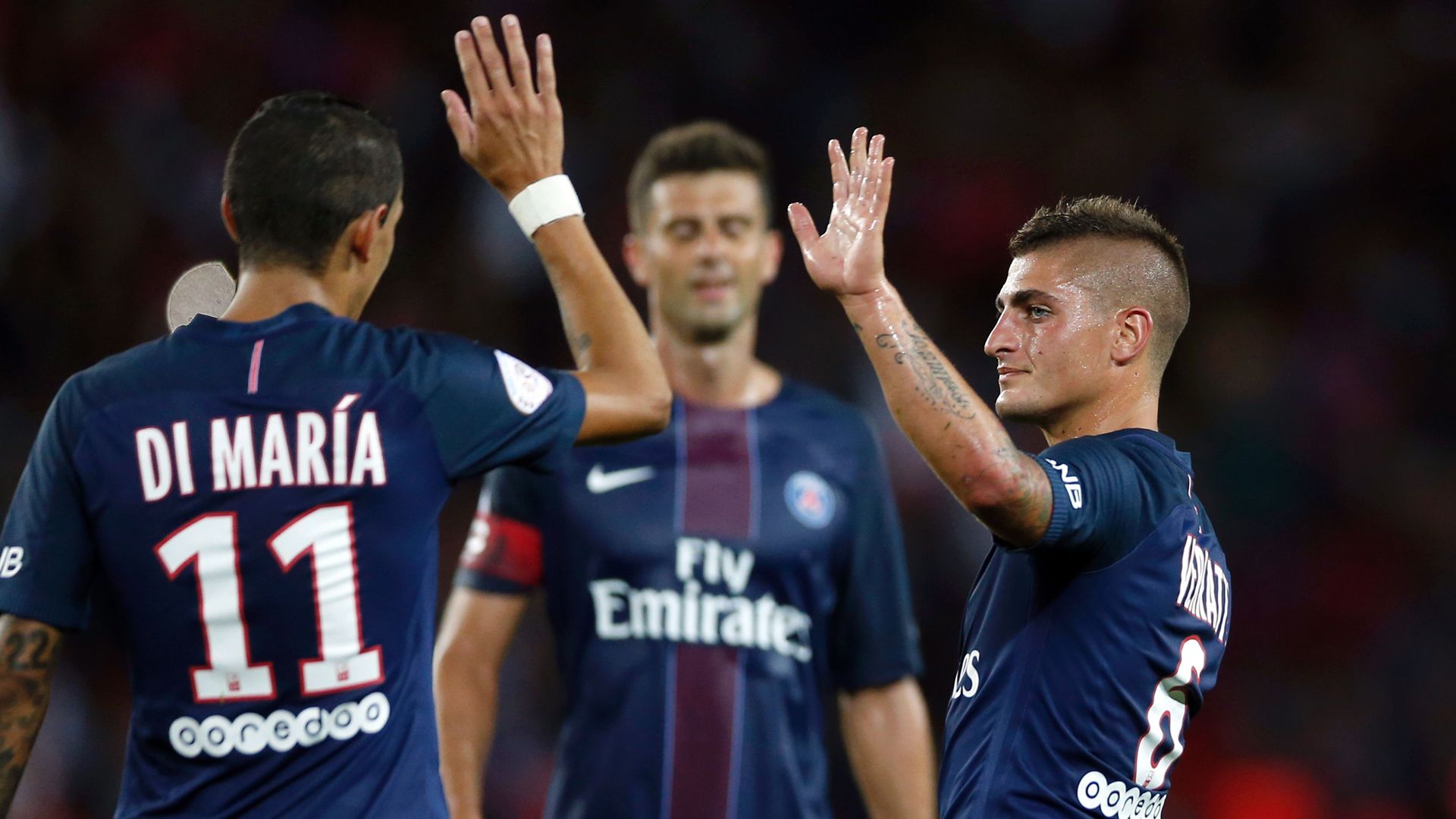 Di Maria Verratti Ligue 1 21082016