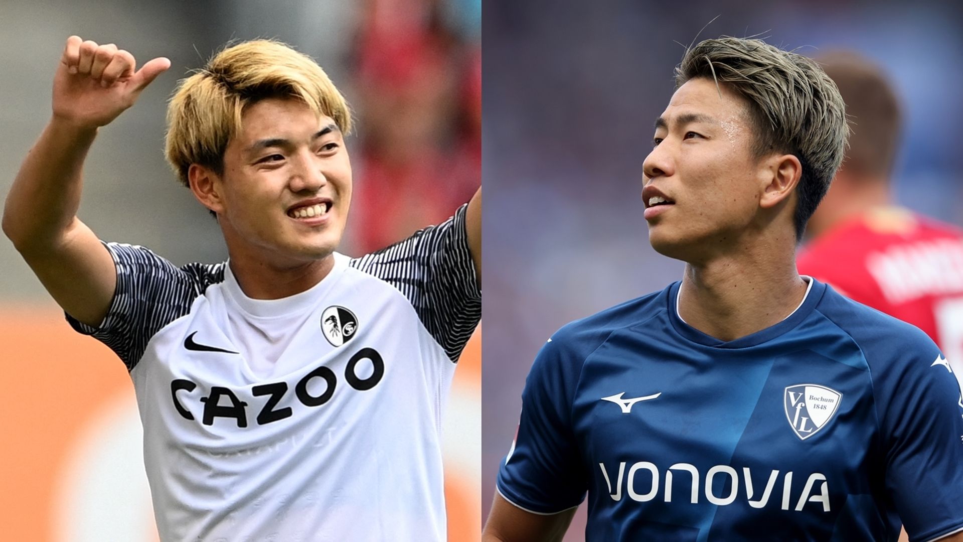 Ritsu Doan_Freiburg vs Takuma Asano_Bochum