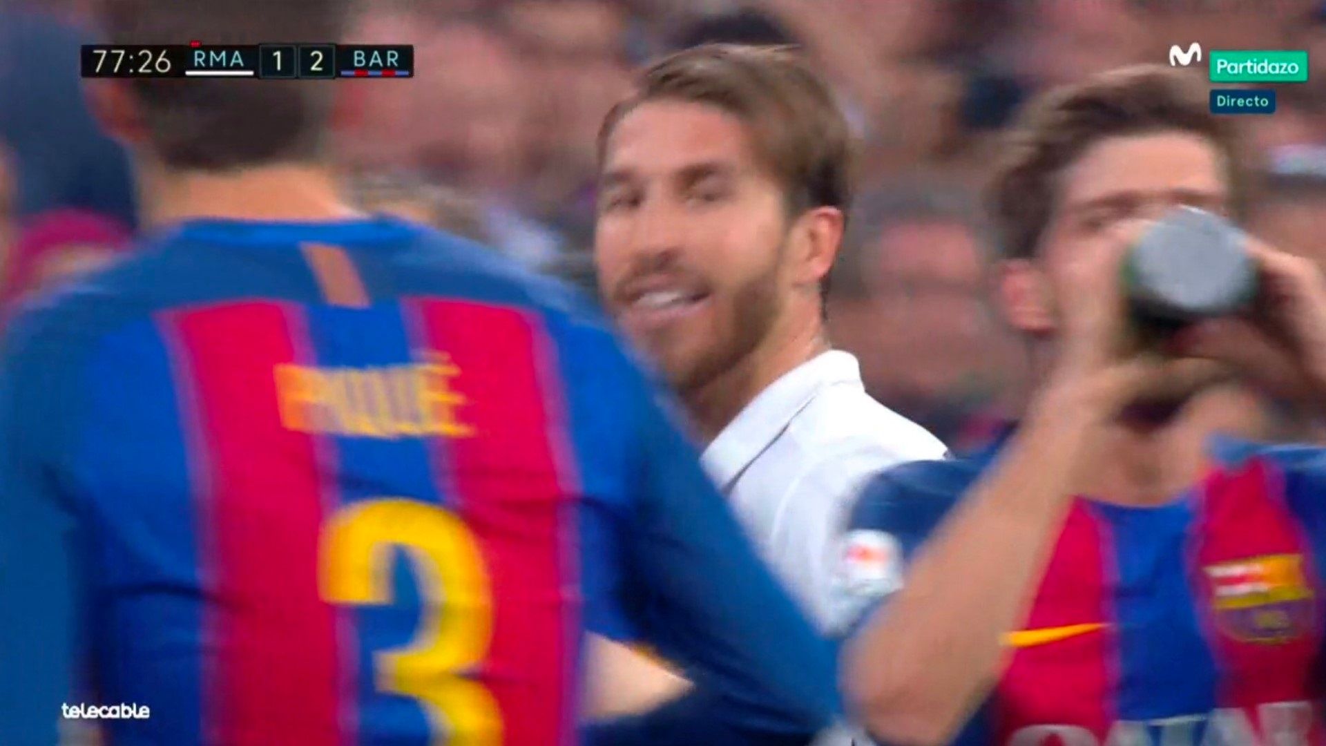 Sergio Ramos roja