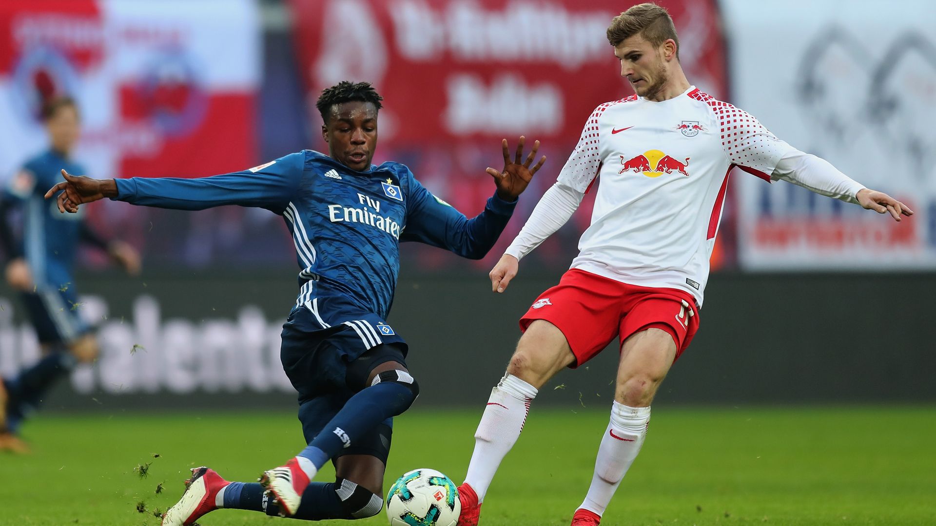 RB Leipzig Hamburg Timo Werner Gideon Jung