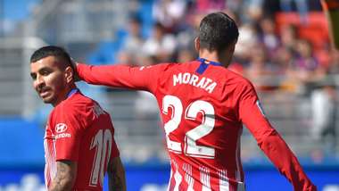Atlético Álvaro Morata Ángel Correa