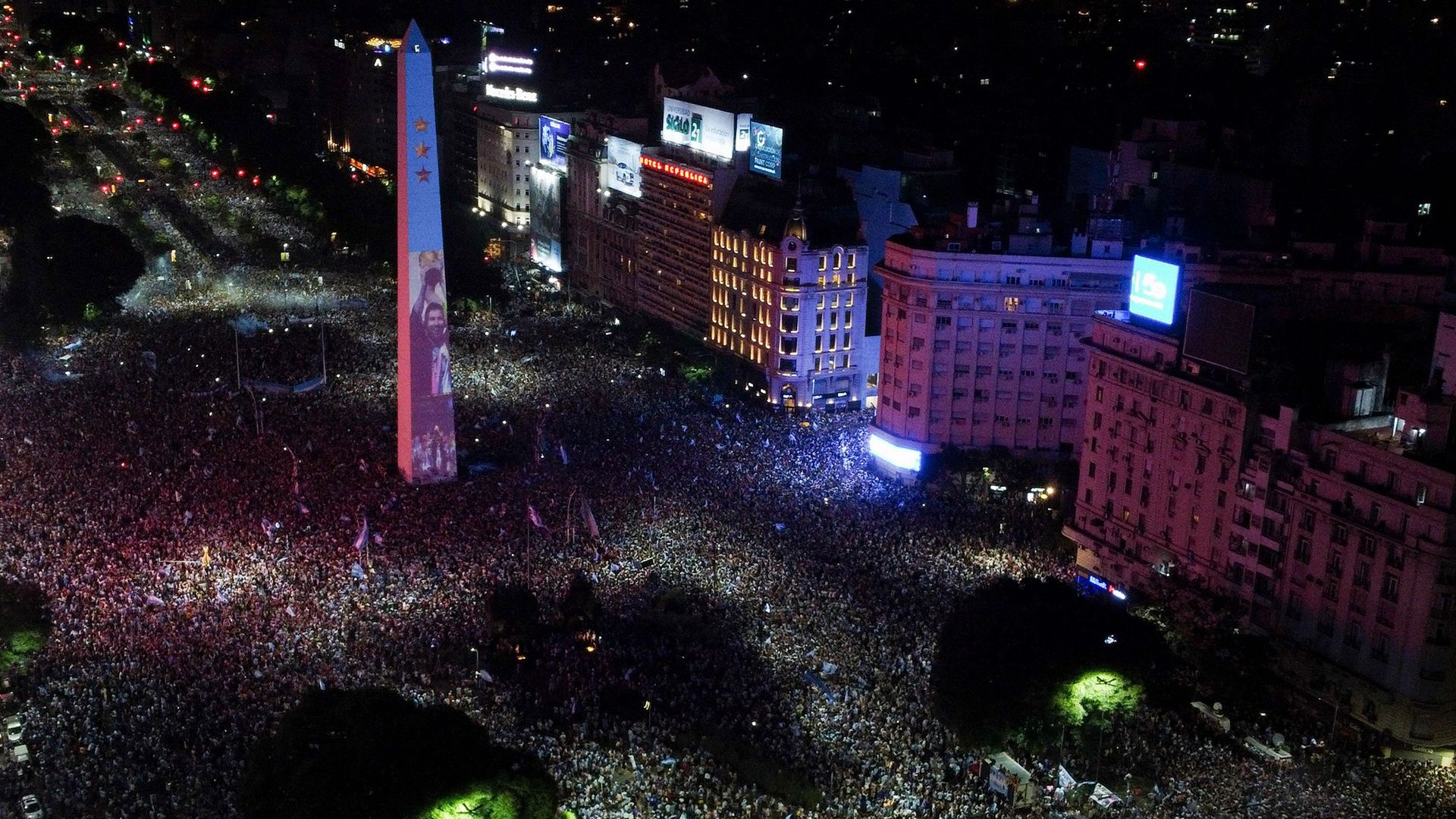 Argentina Campeon Qatar 2022 Obelisco 18122022