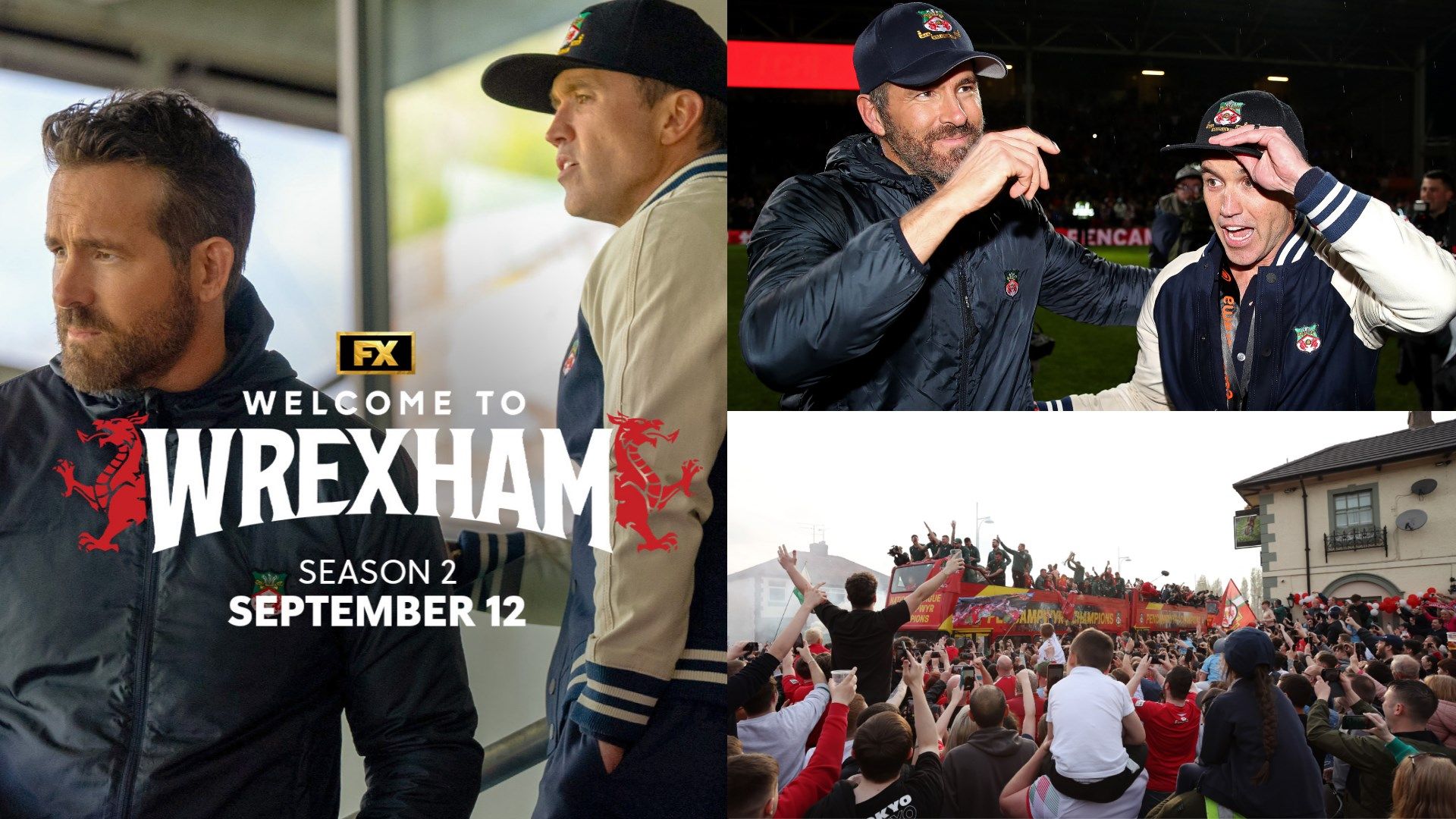 Welcome to Wrexham season two Rob McElhenney Ryan Reynolds