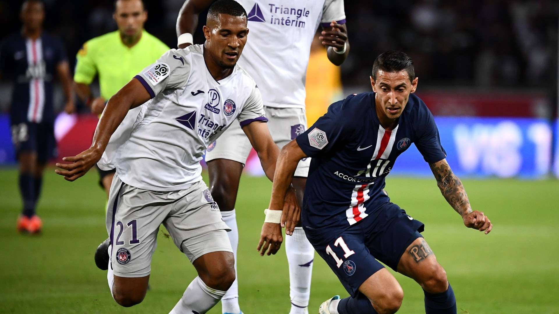 William Vainqueur Angel Di Maria FC Toulouse PSG