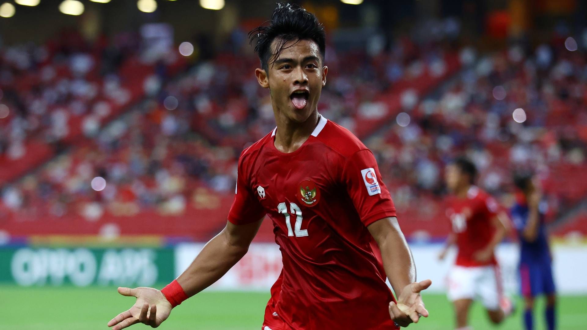 Selebrasi Pratama Arhan Indonesia vs Singapura AFF Suzuki Cup 2020