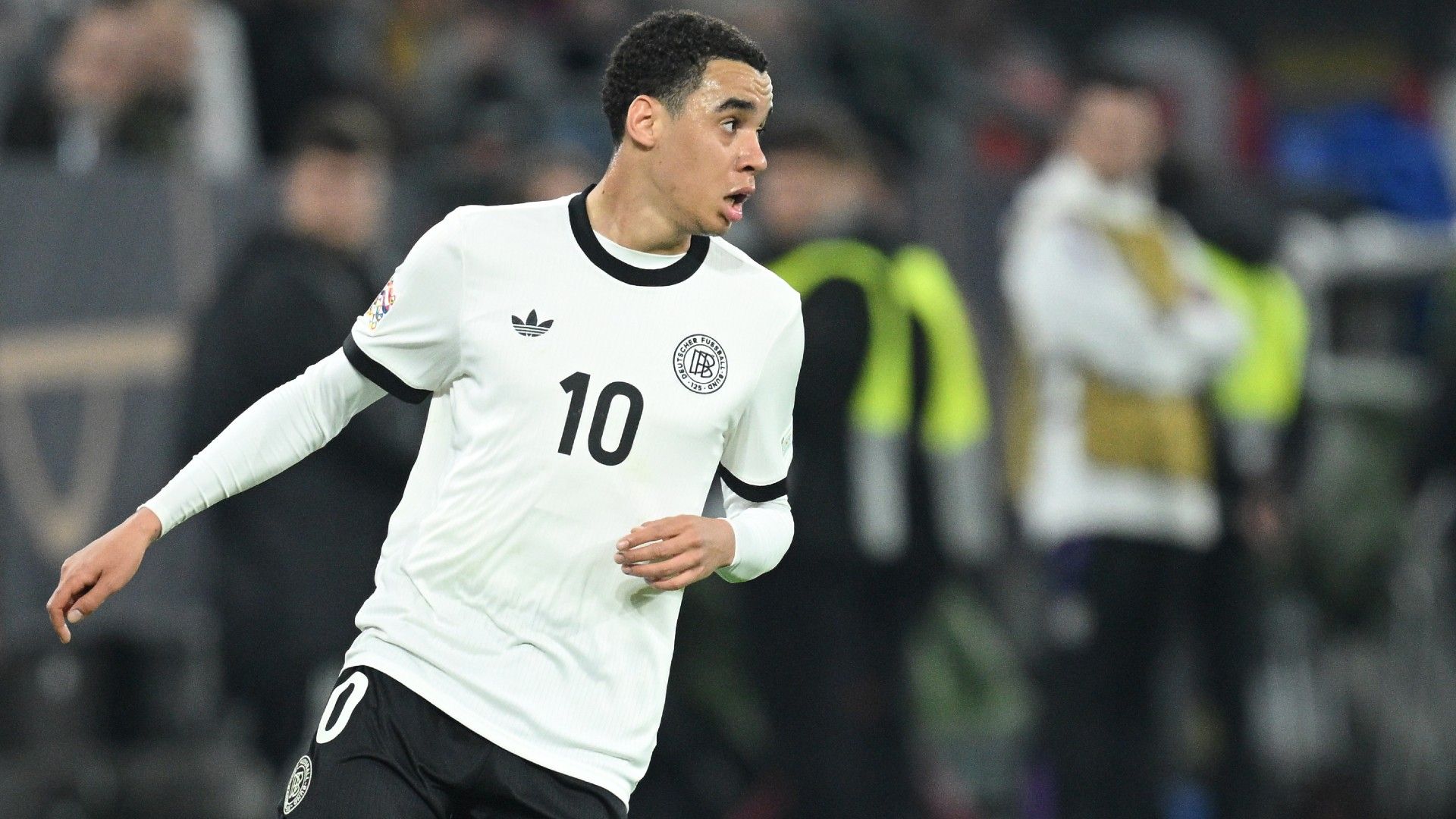  Jamal Musiala of Germany in action  