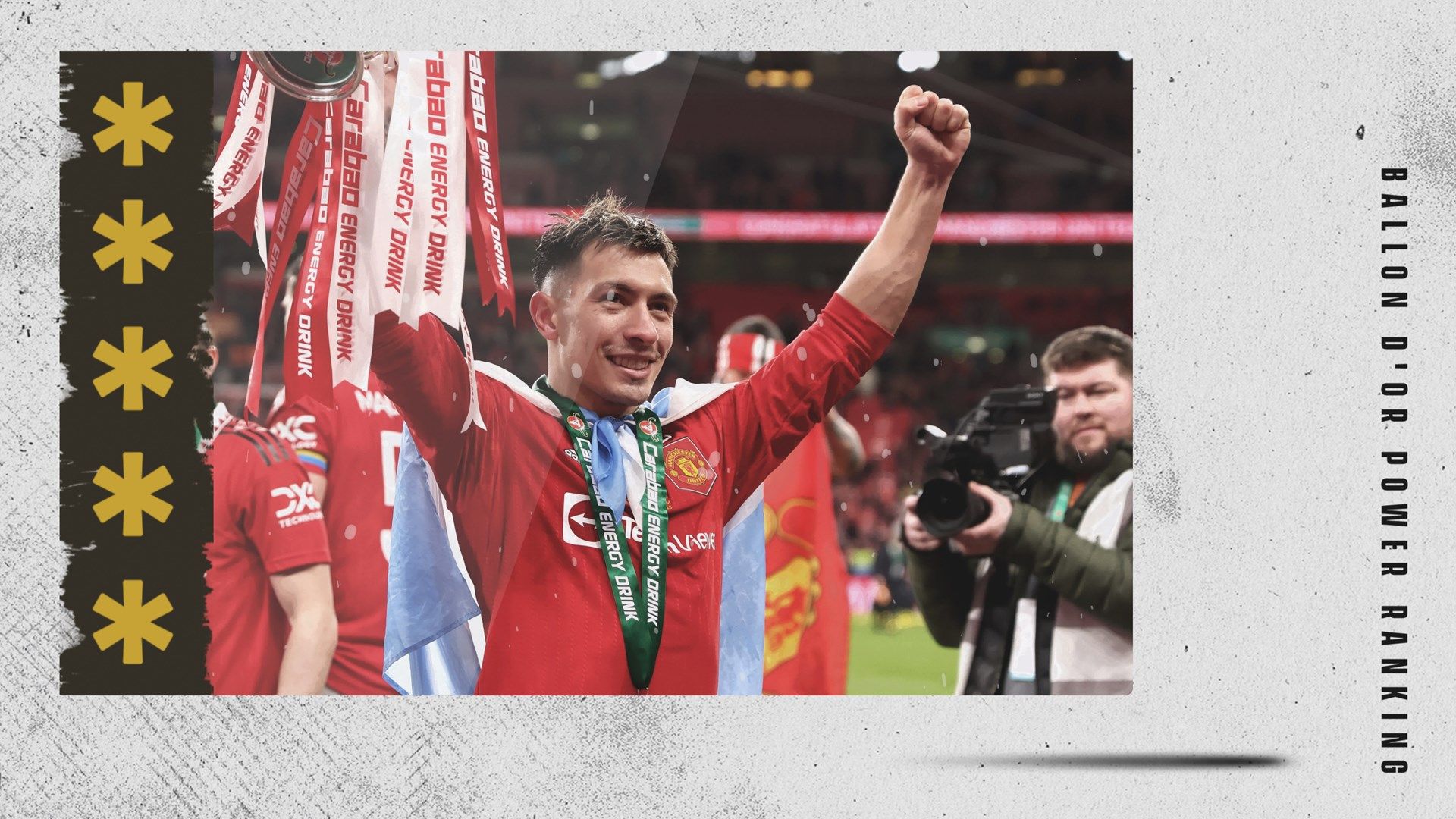 Lisandro Martinez Ballon d'Or Rankings GFX