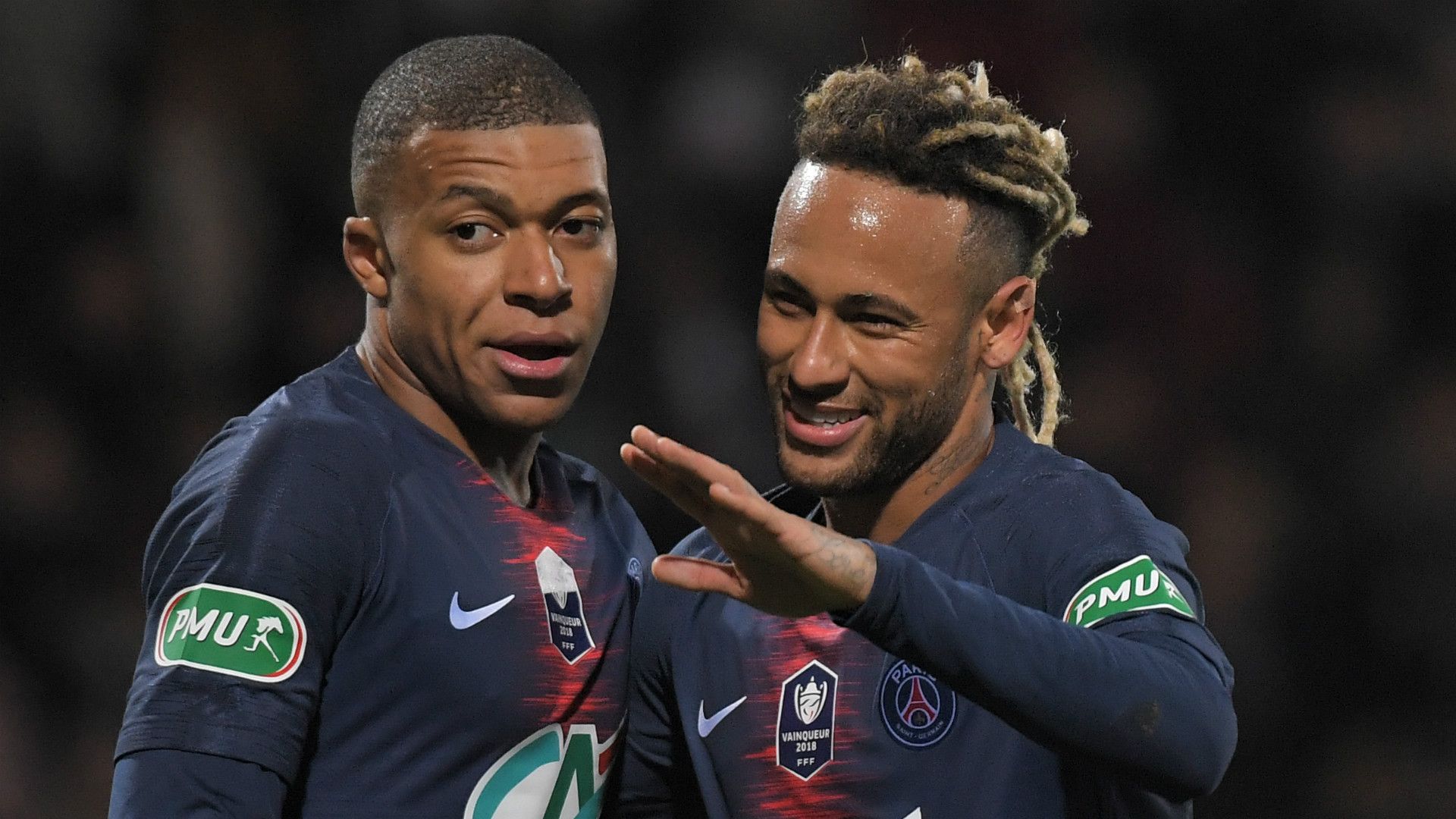 Kylian Mbappe Neymar PSG Paris Saint-Germain 2018-19