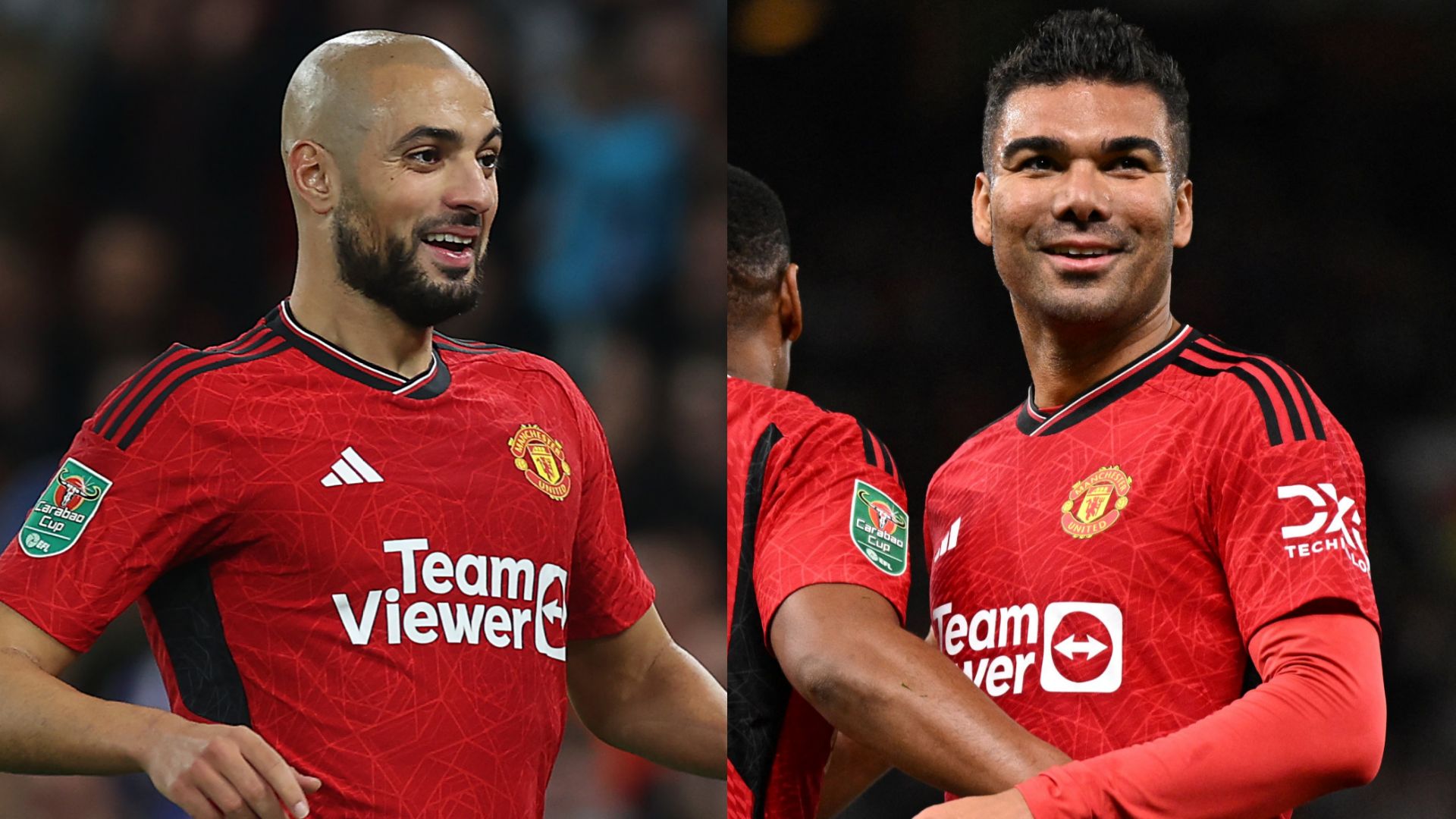 Casemiro Amrabat Man Utd Palace split