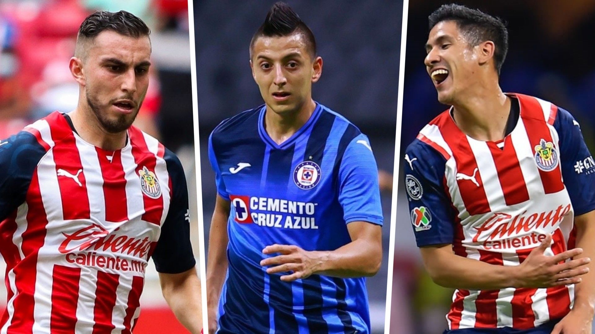 Alejandro Mayorga Roberto Alvarado Uriel Antuna Chivas Cruz Azul