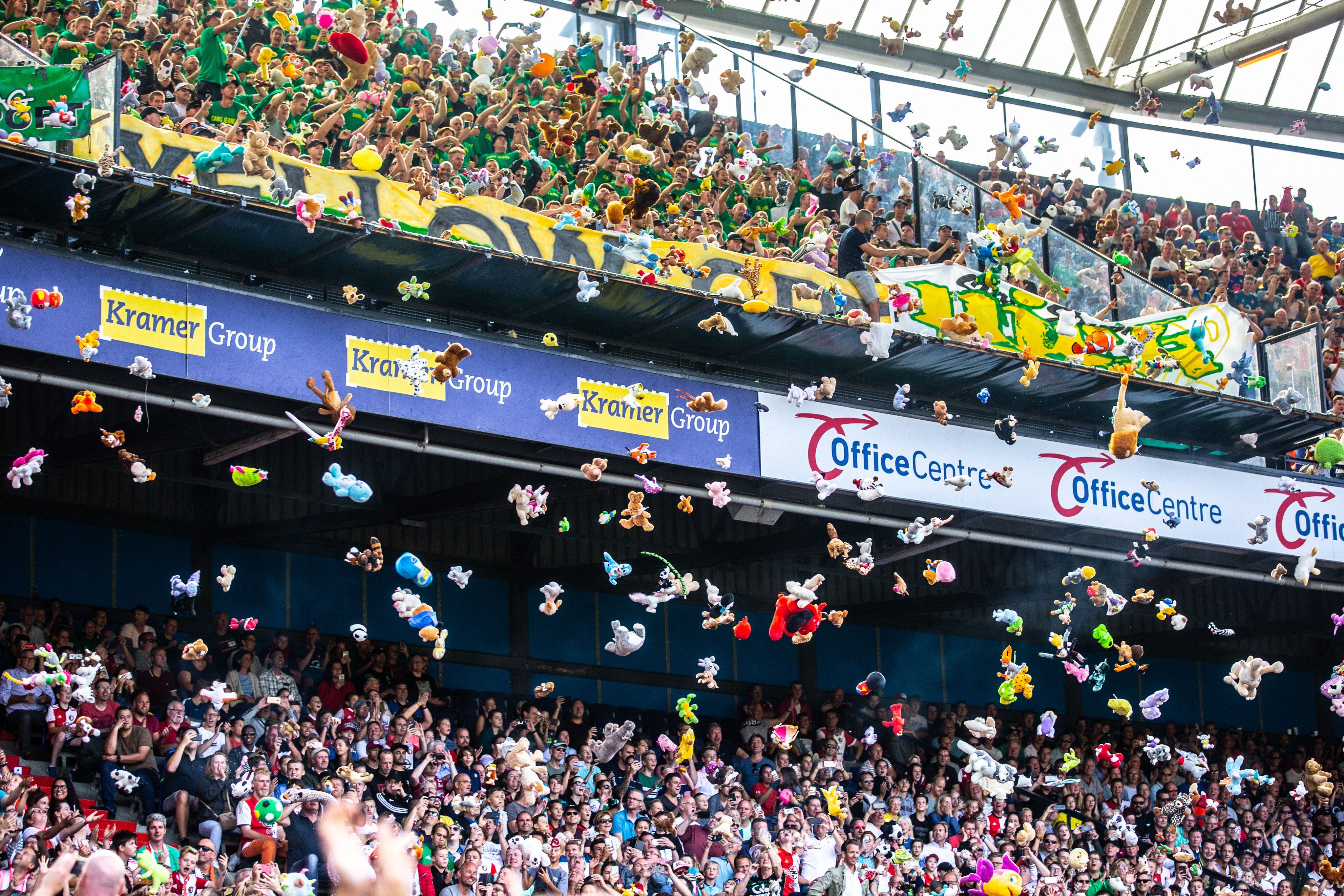 Feyenoord vs ADO Den Haag Eredivisie stuff animals