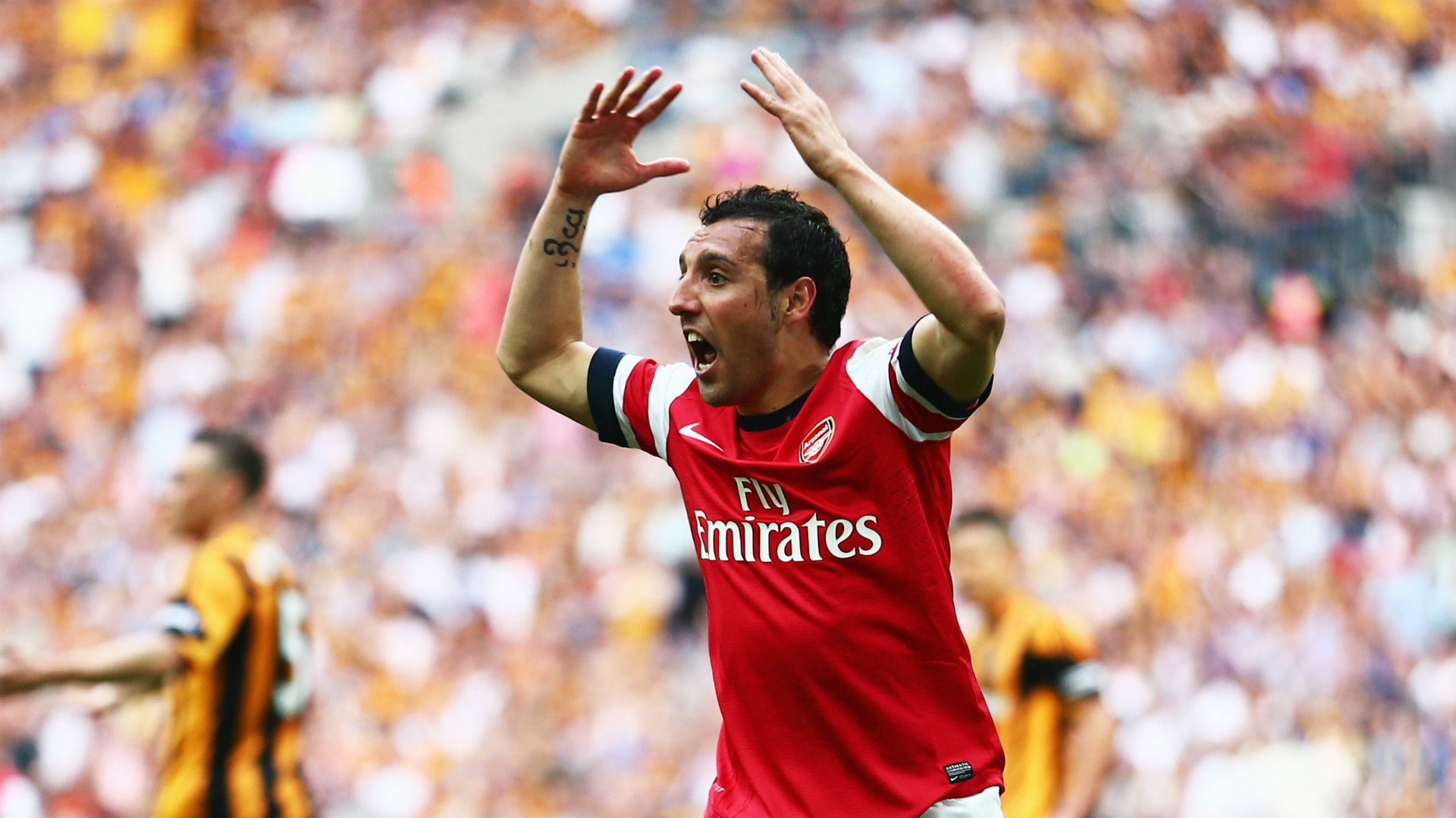 Santi Cazorla Arsenal FA Cup 2014
