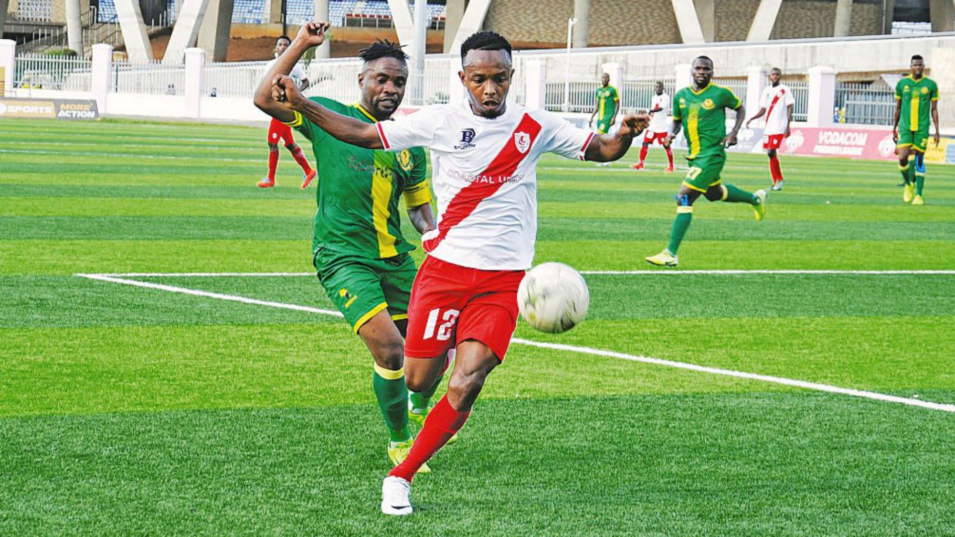 Yanga SC vs Coastal Union in Tanzania league.