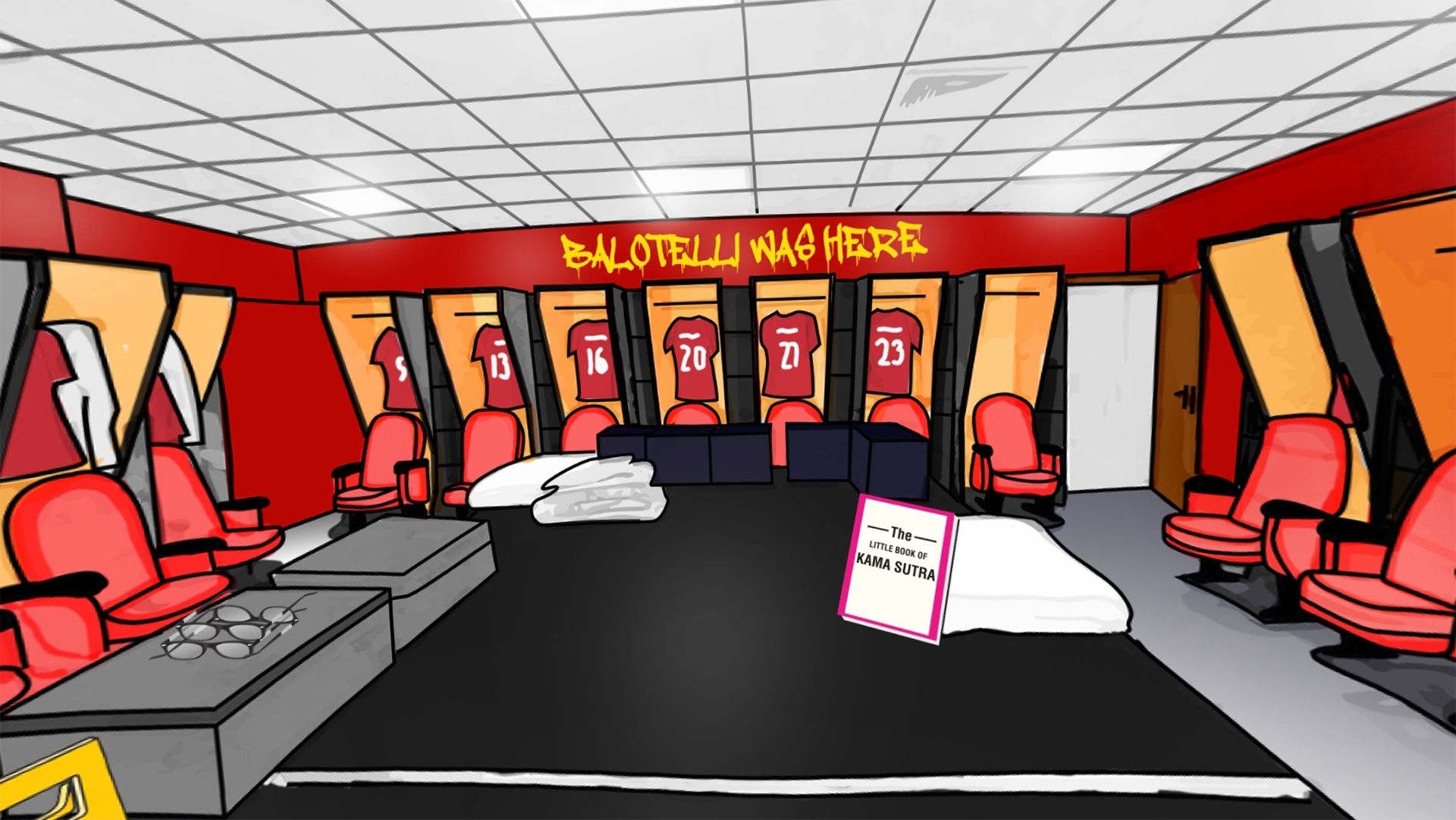 Anfield dressing room