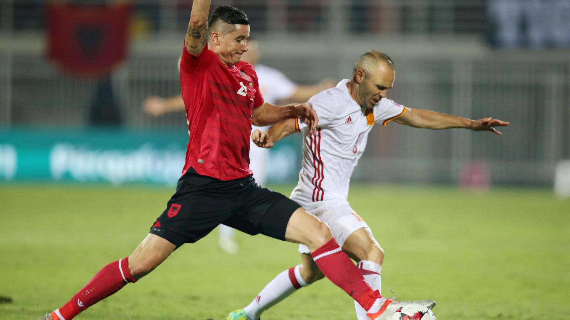 Andres Iniesta Albania Spain 09102016