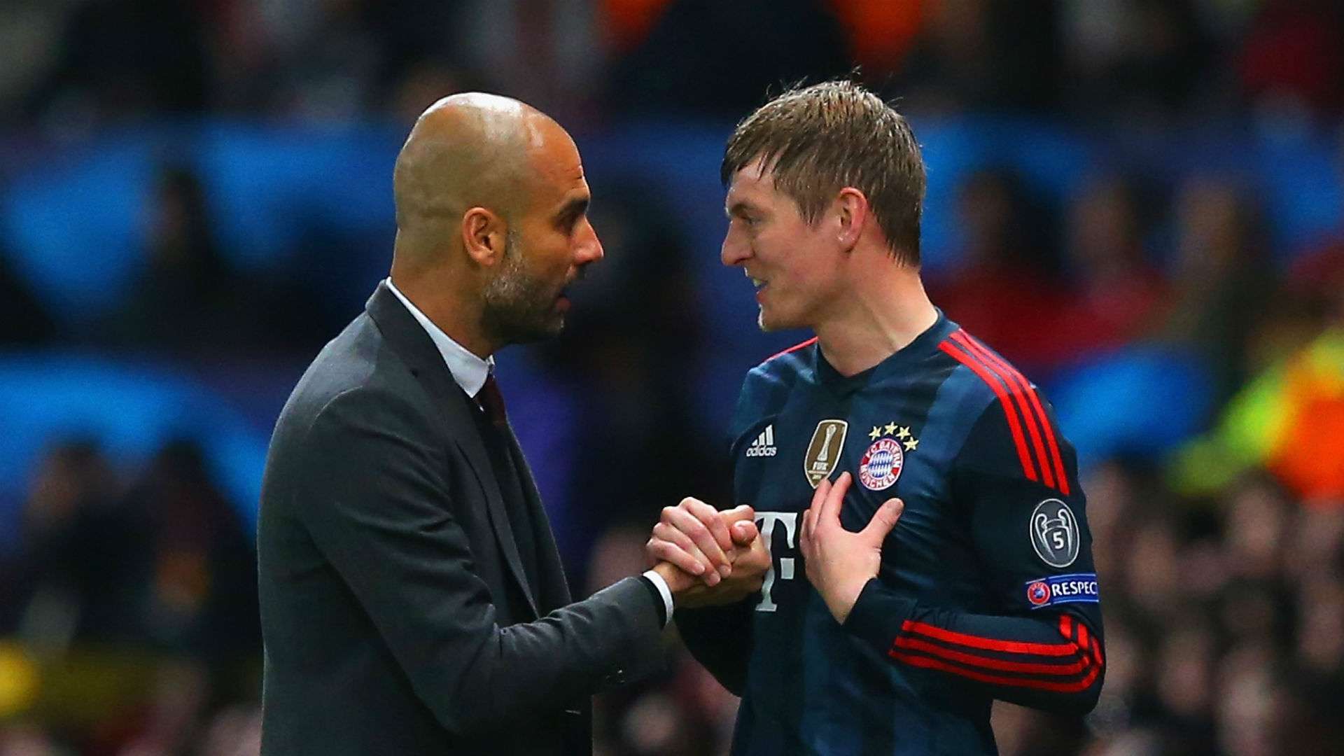 Pep Guardiola Toni Kroos Bayern Munich