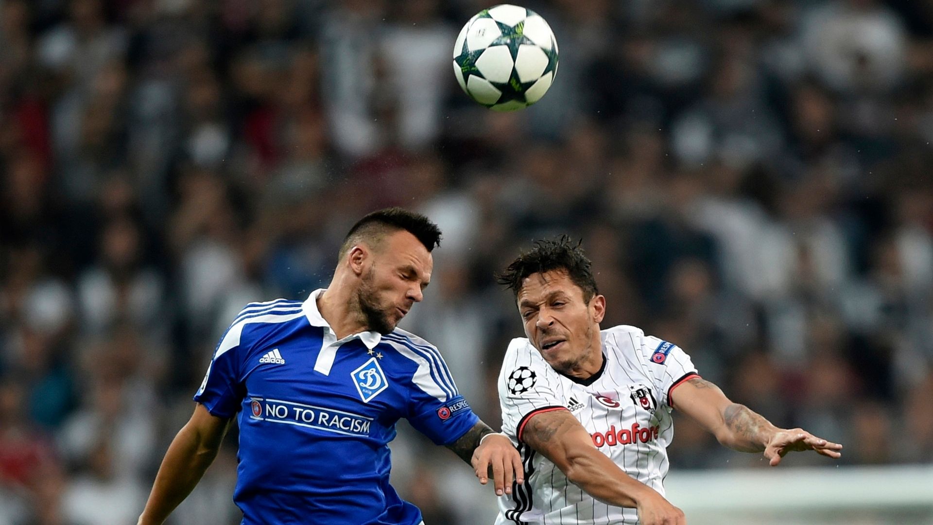 Morozyuk and Adriano Besiktas Kiev UCL