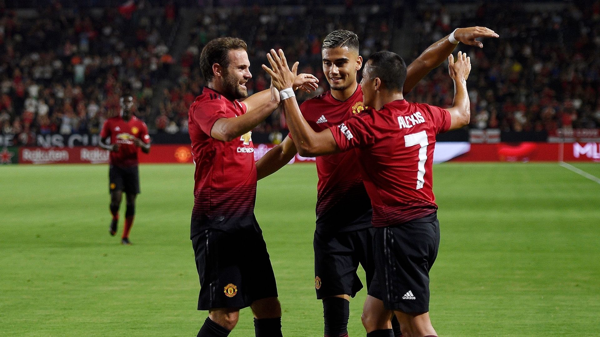 Juan Mata, Andreas Pereira, Alexis Sánchez - Manchester United