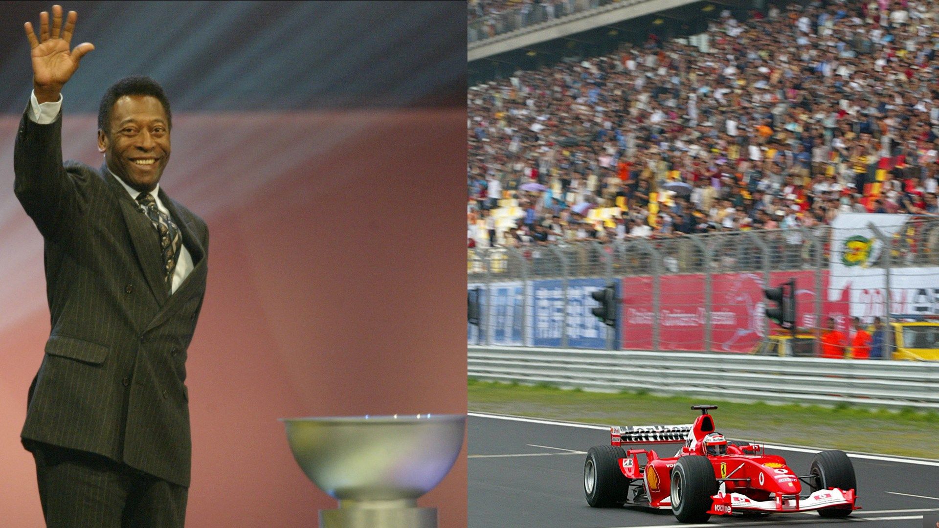 Pele, Michael Schumacher Brazilian Grand Prix
