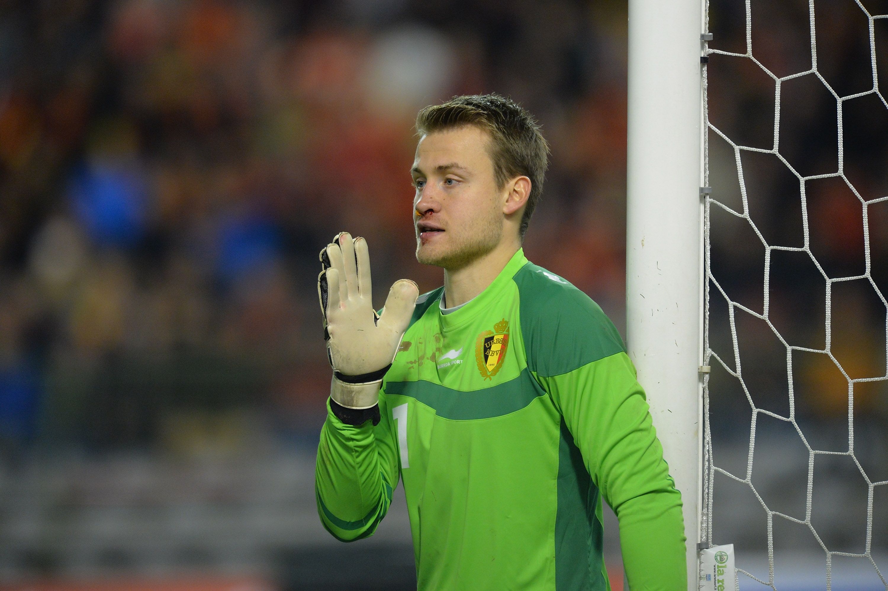 Belgian goalkeeper Simon Mignolet