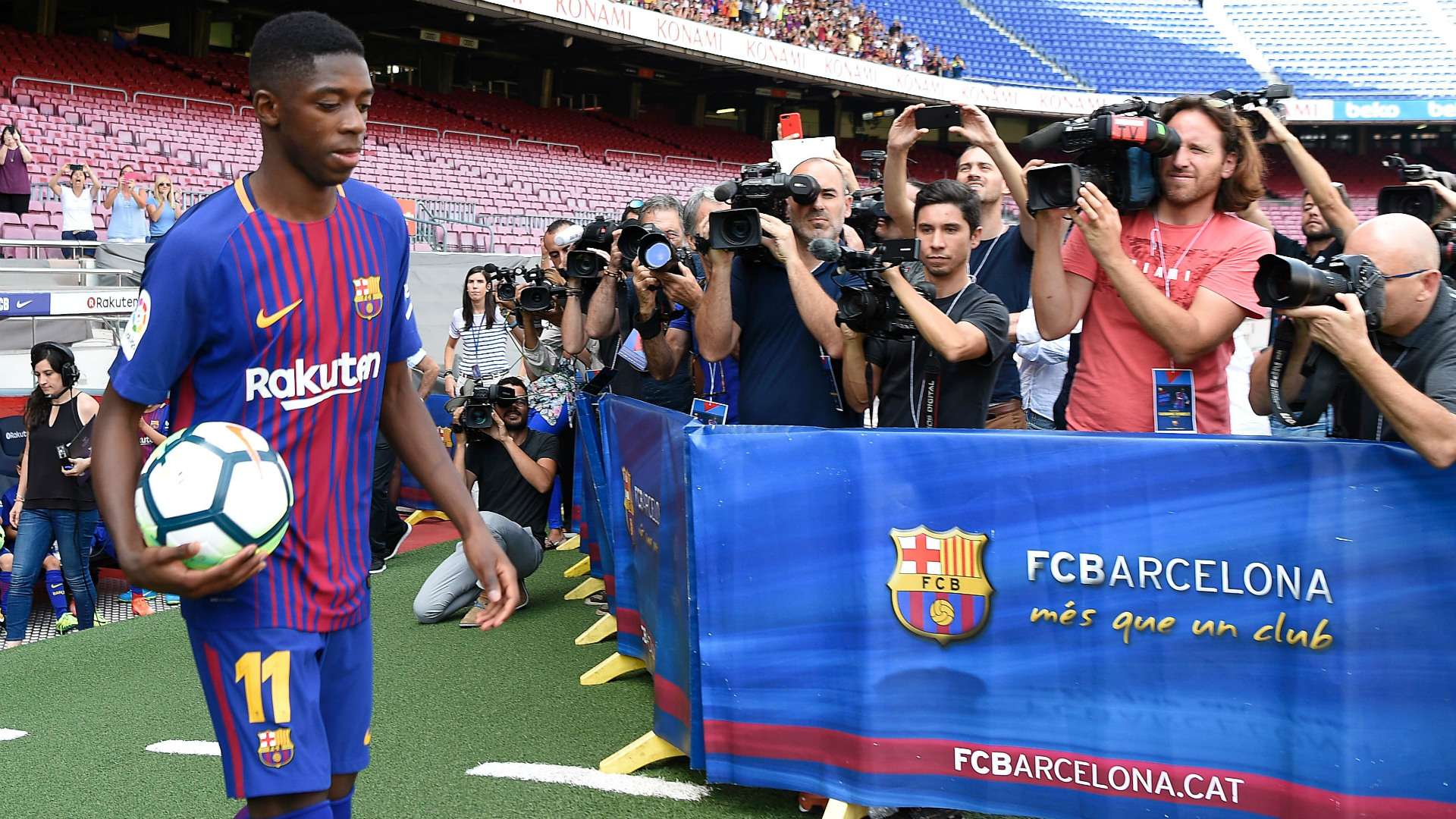 Ousmane Dembele Barcelona 2017