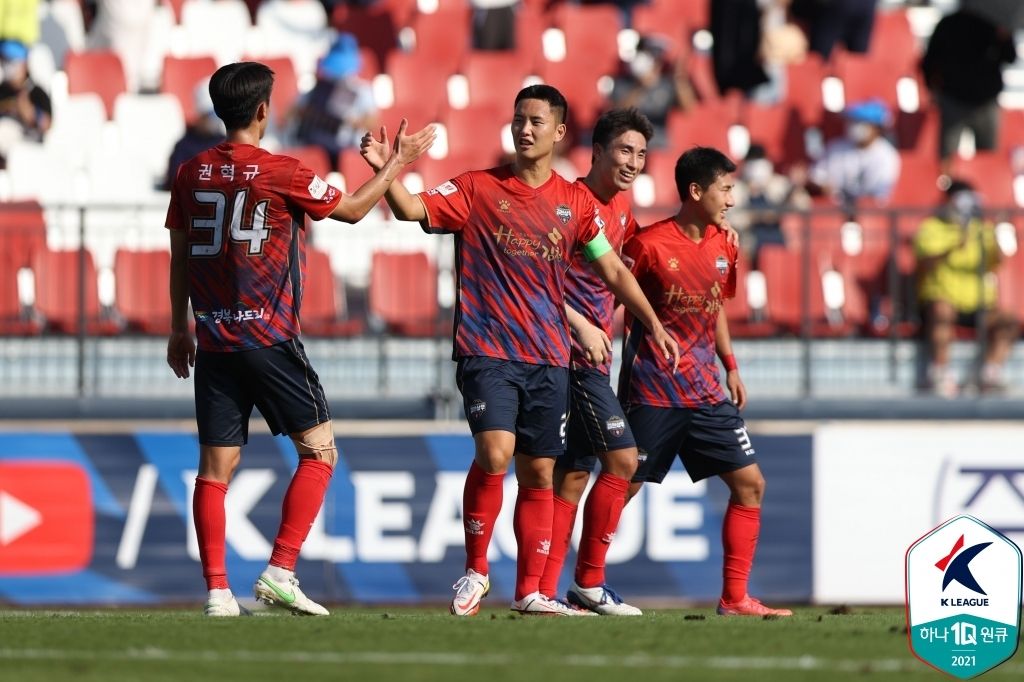 김천 정승현 골 승리