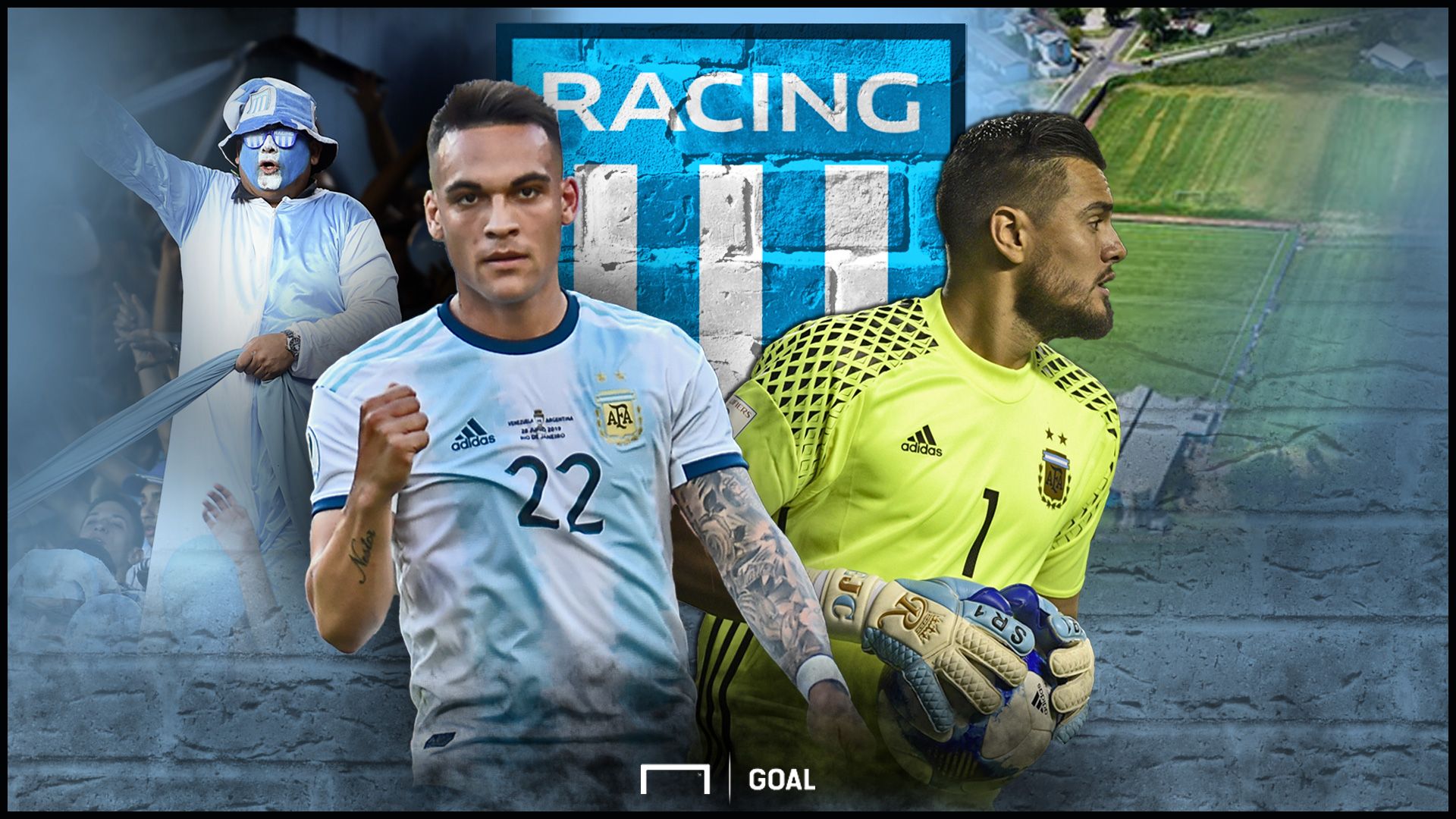 GFX Racing Club Lautaro Martinez Sergio Romero