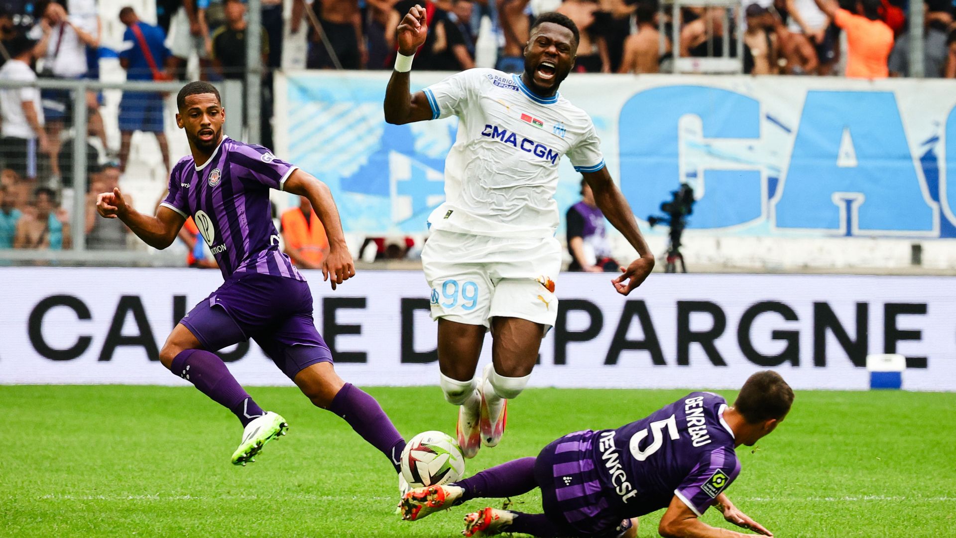 Chancel Mbemba Denis Genreau Marseille Toulouse Ligue 1 17092023