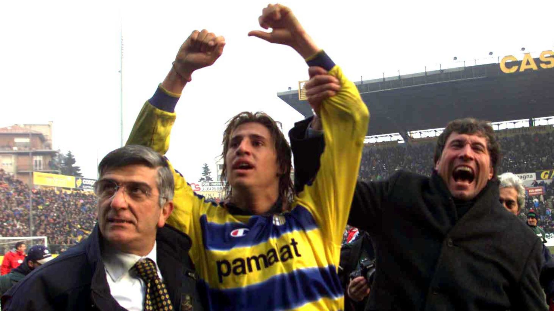 Hernan Crespo Alberto Malesani Parma Serie A 01092000