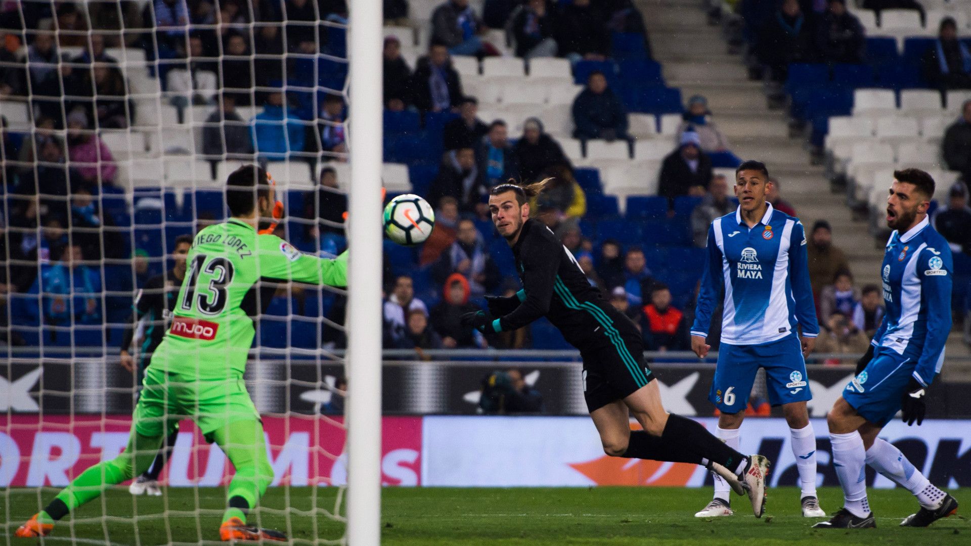 Gareth Bale Diego Lopez Espanyol Real Madrid LaLiga