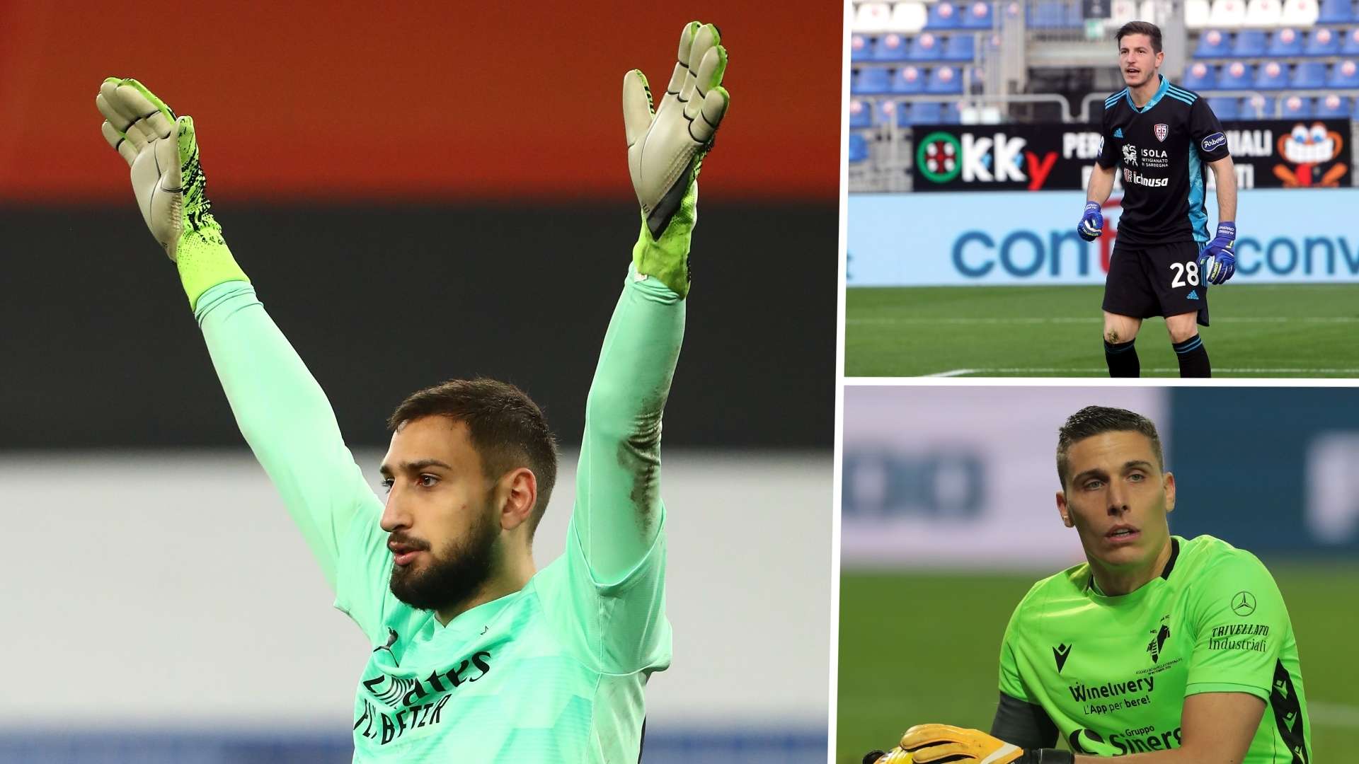 Marco Silvestri Alessio Cragno Gianluigi Donnarumma